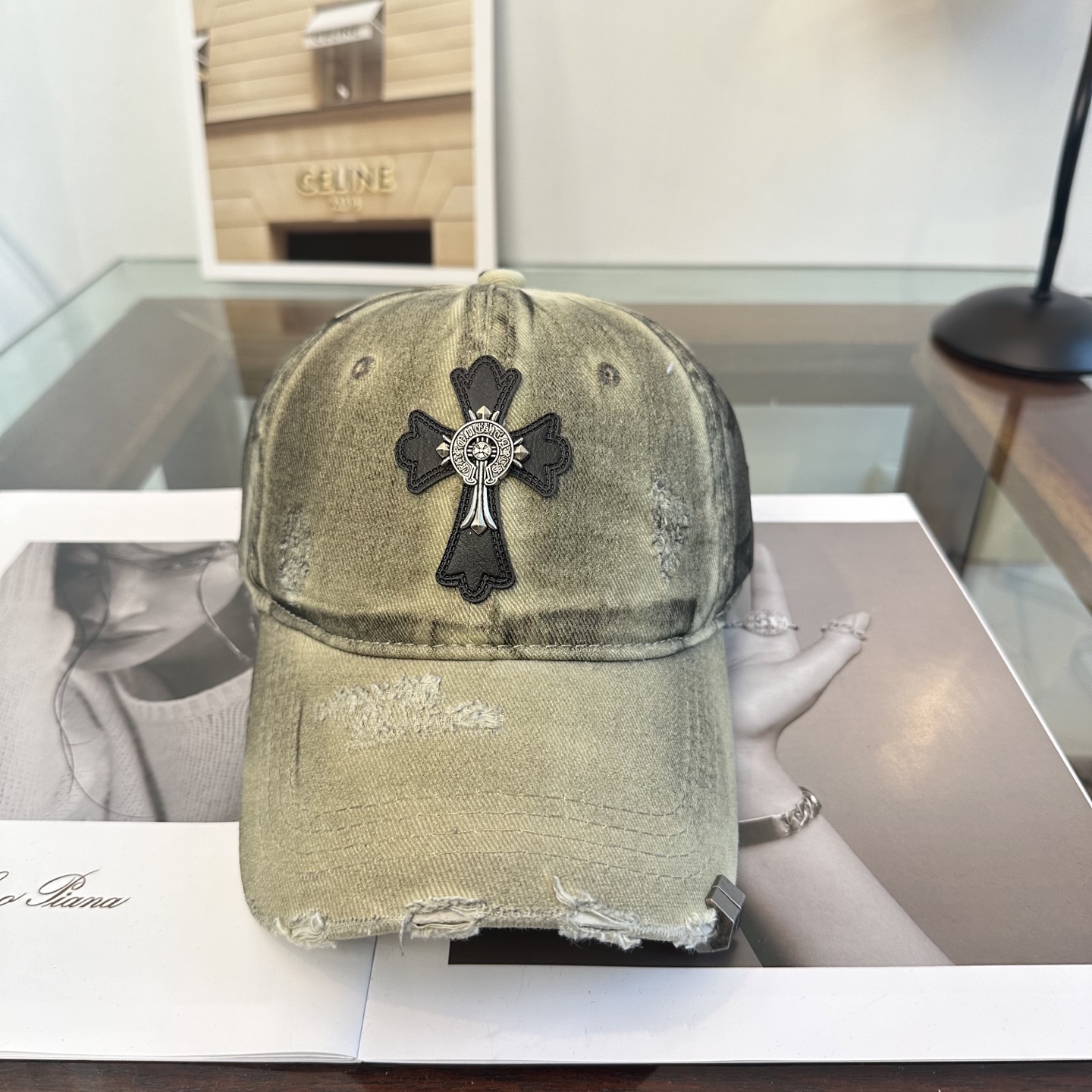 Chrome hearts 克罗心 新款十字架 高品质棒球帽，高端定制版！网红时尚博主同款！墙裂推荐！质
