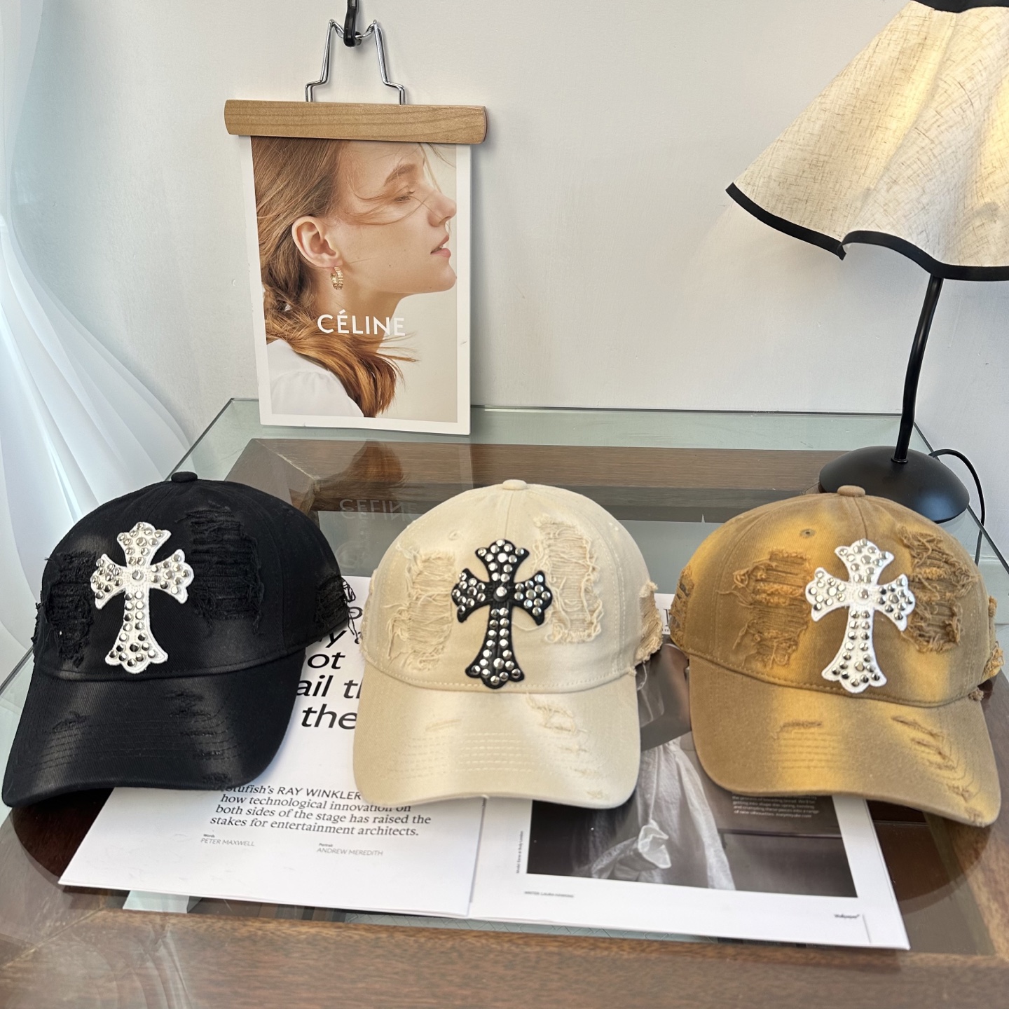 Chrome hearts 克罗心 新款十字架 高品质棒球帽，高端定制版！网红时尚博主同款！墙裂推荐！质