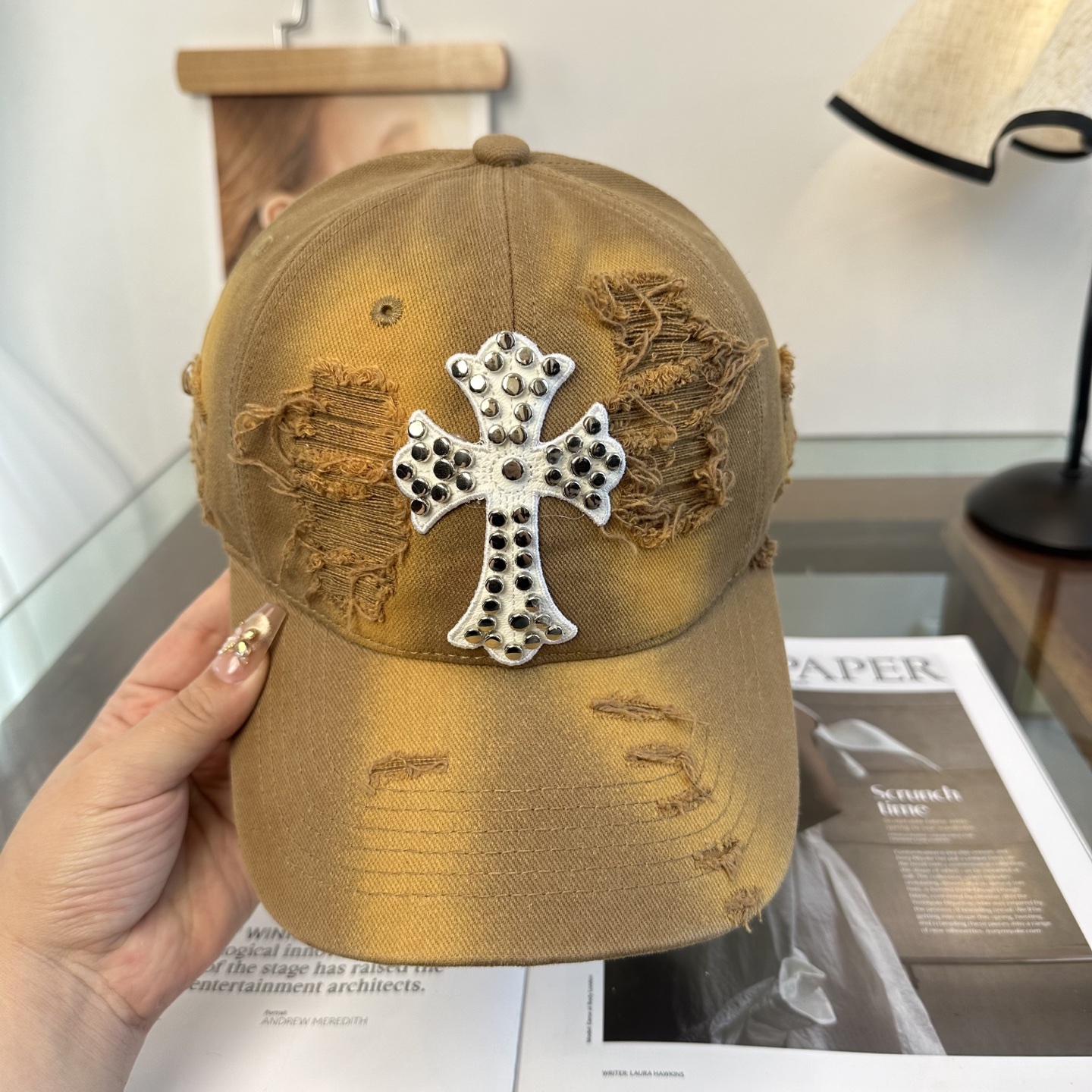 Chrome hearts 克罗心 新款十字架 高品质棒球帽，高端定制版！网红时尚博主同款！墙裂推荐！质