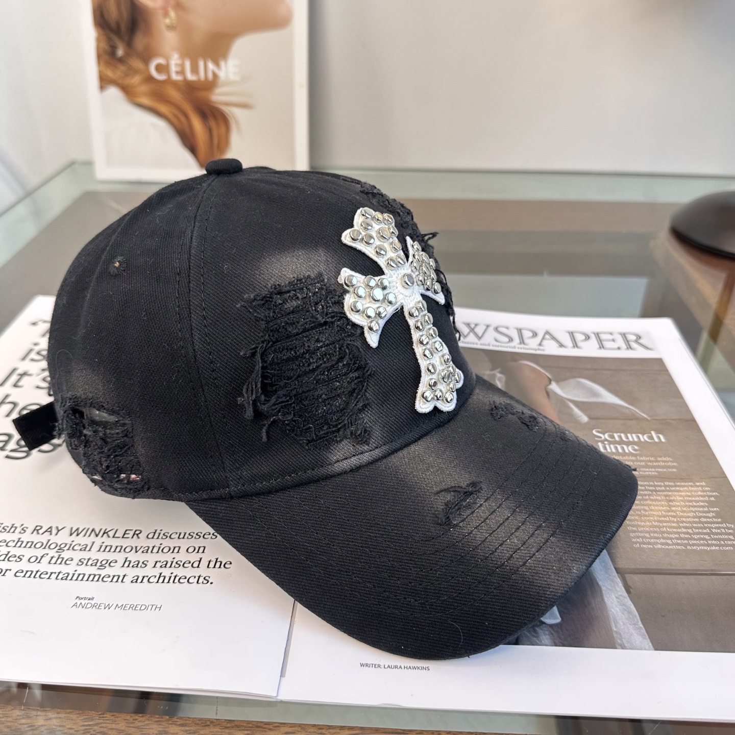 Chrome hearts 克罗心 新款十字架 高品质棒球帽，高端定制版！网红时尚博主同款！墙裂推荐！质