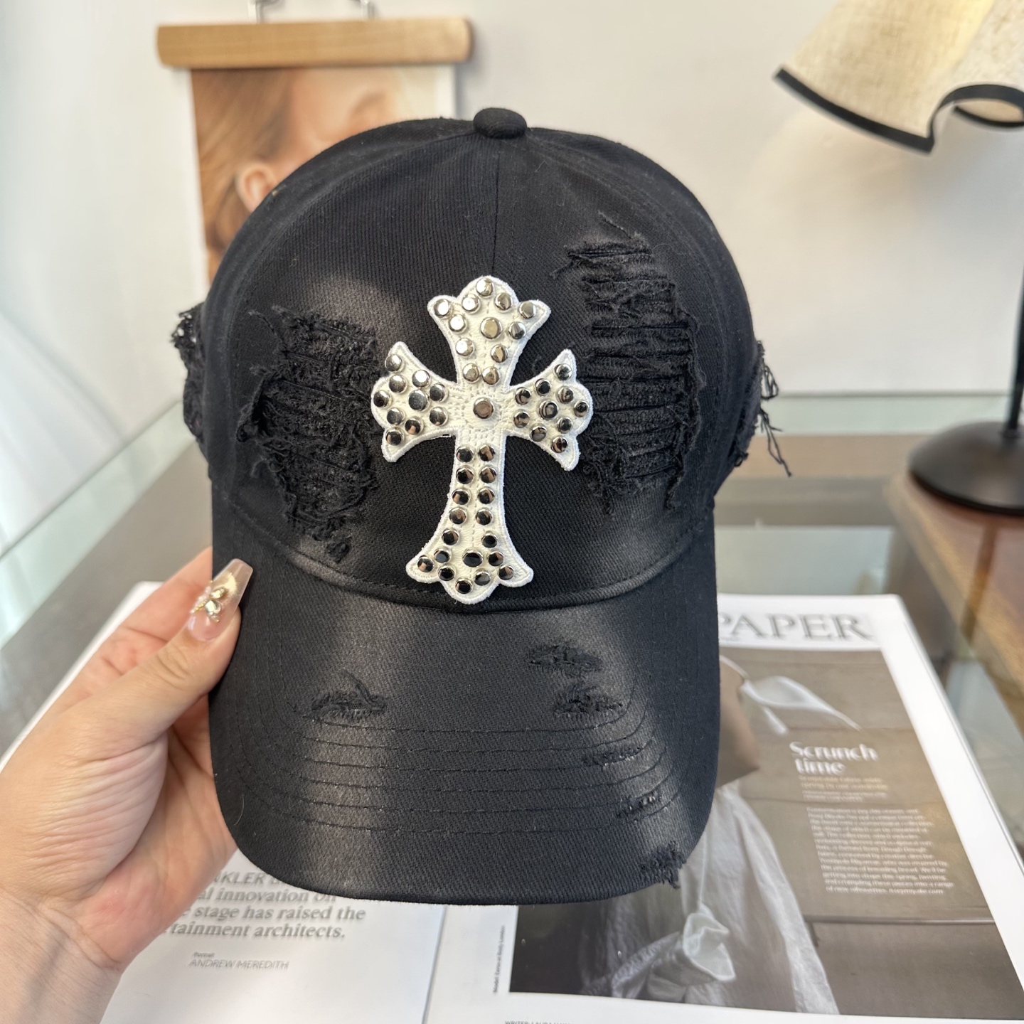 Chrome hearts 克罗心 新款十字架 高品质棒球帽，高端定制版！网红时尚博主同款！墙裂推荐！质