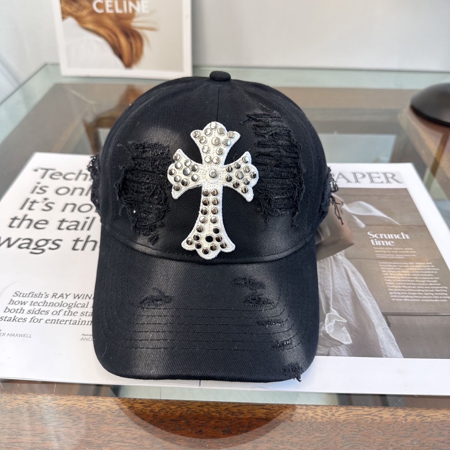 Chrome hearts 克罗心 新款十字架 高品质棒球帽，高端定制版！网红时尚博主同款！墙裂推荐！质