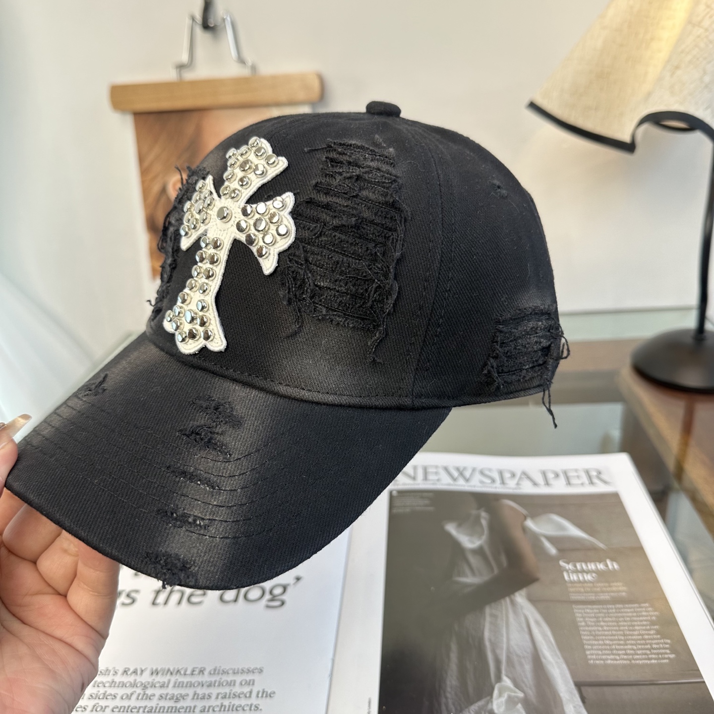 Chrome hearts 克罗心 新款十字架 高品质棒球帽，高端定制版！网红时尚博主同款！墙裂推荐！质