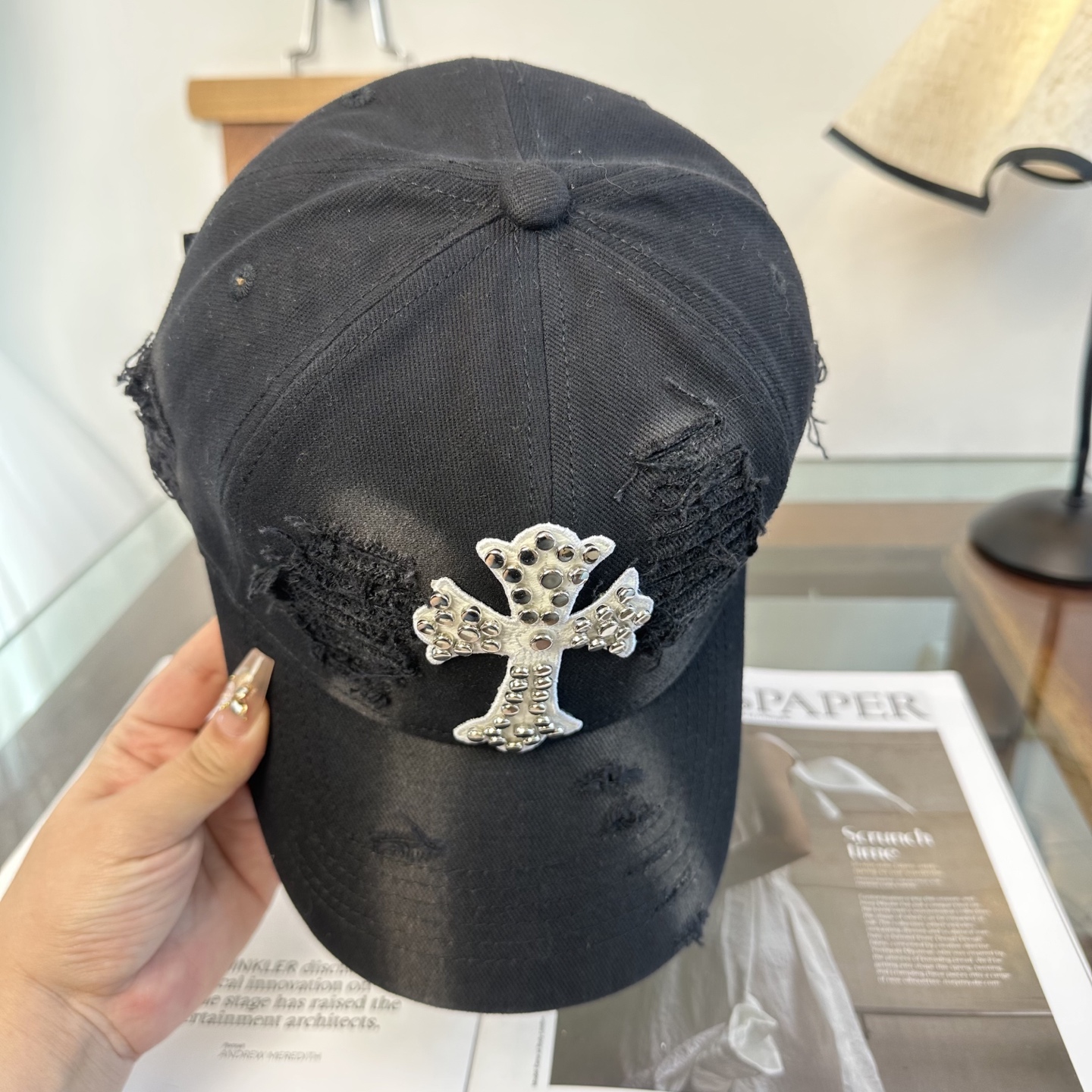 Chrome hearts 克罗心 新款十字架 高品质棒球帽，高端定制版！网红时尚博主同款！墙裂推荐！质