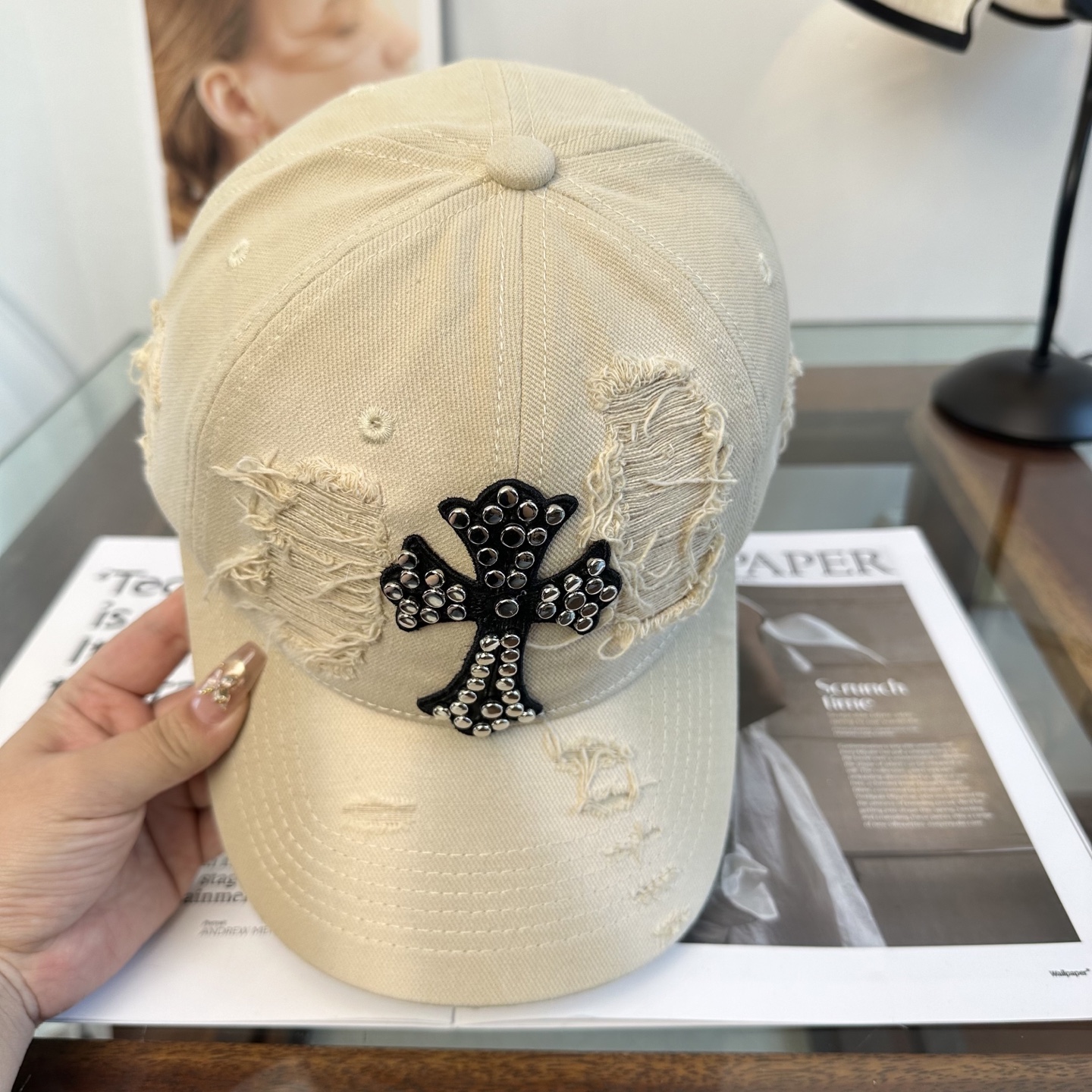 Chrome hearts 克罗心 新款十字架 高品质棒球帽，高端定制版！网红时尚博主同款！墙裂推荐！质
