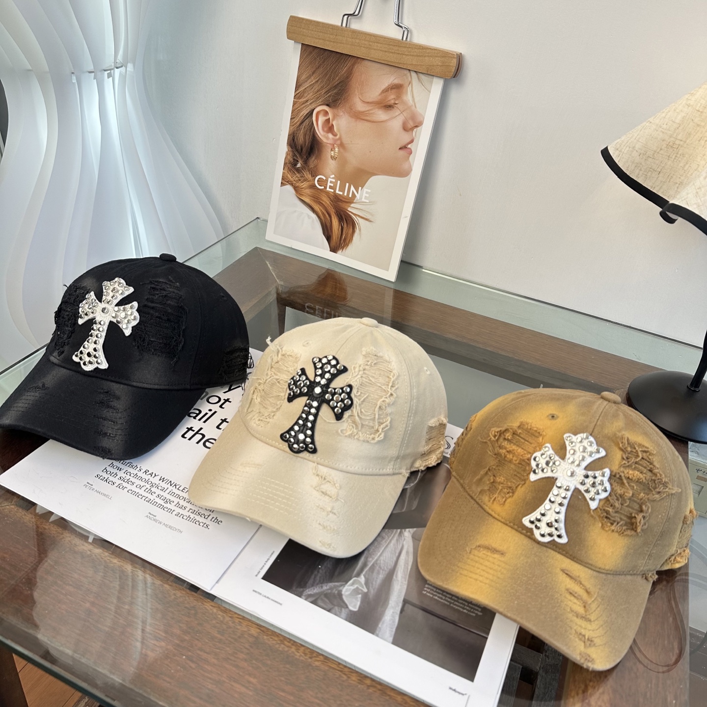 Chrome hearts 克罗心 新款十字架 高品质棒球帽，高端定制版！网红时尚博主同款！墙裂推荐！质