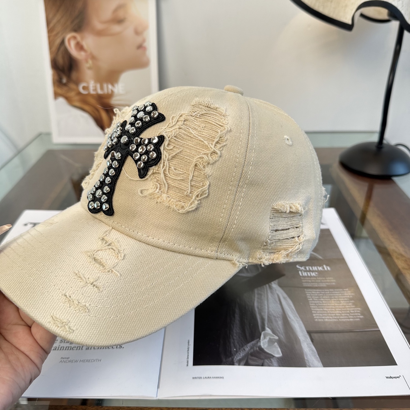 Chrome hearts 克罗心 新款十字架 高品质棒球帽，高端定制版！网红时尚博主同款！墙裂推荐！质