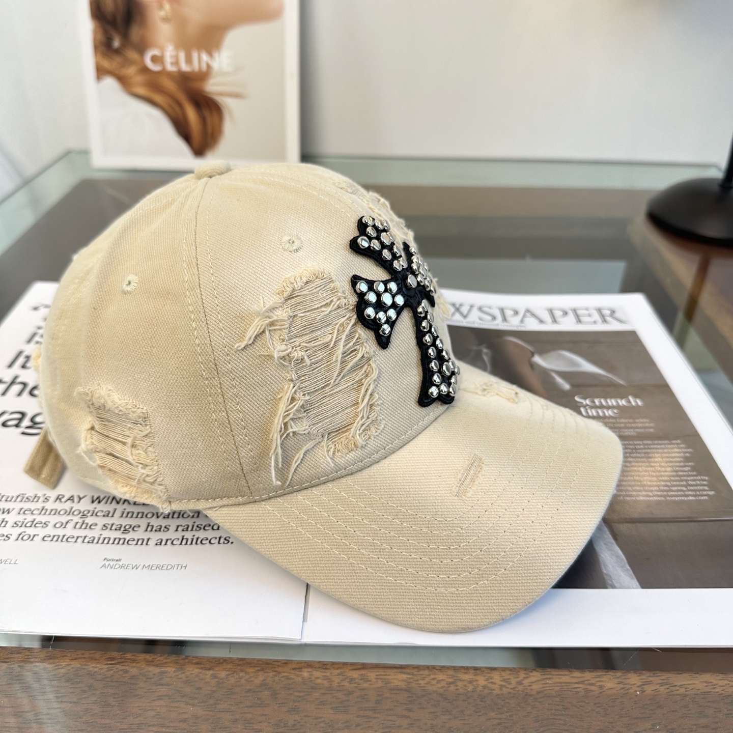 Chrome hearts 克罗心 新款十字架 高品质棒球帽，高端定制版！网红时尚博主同款！墙裂推荐！质