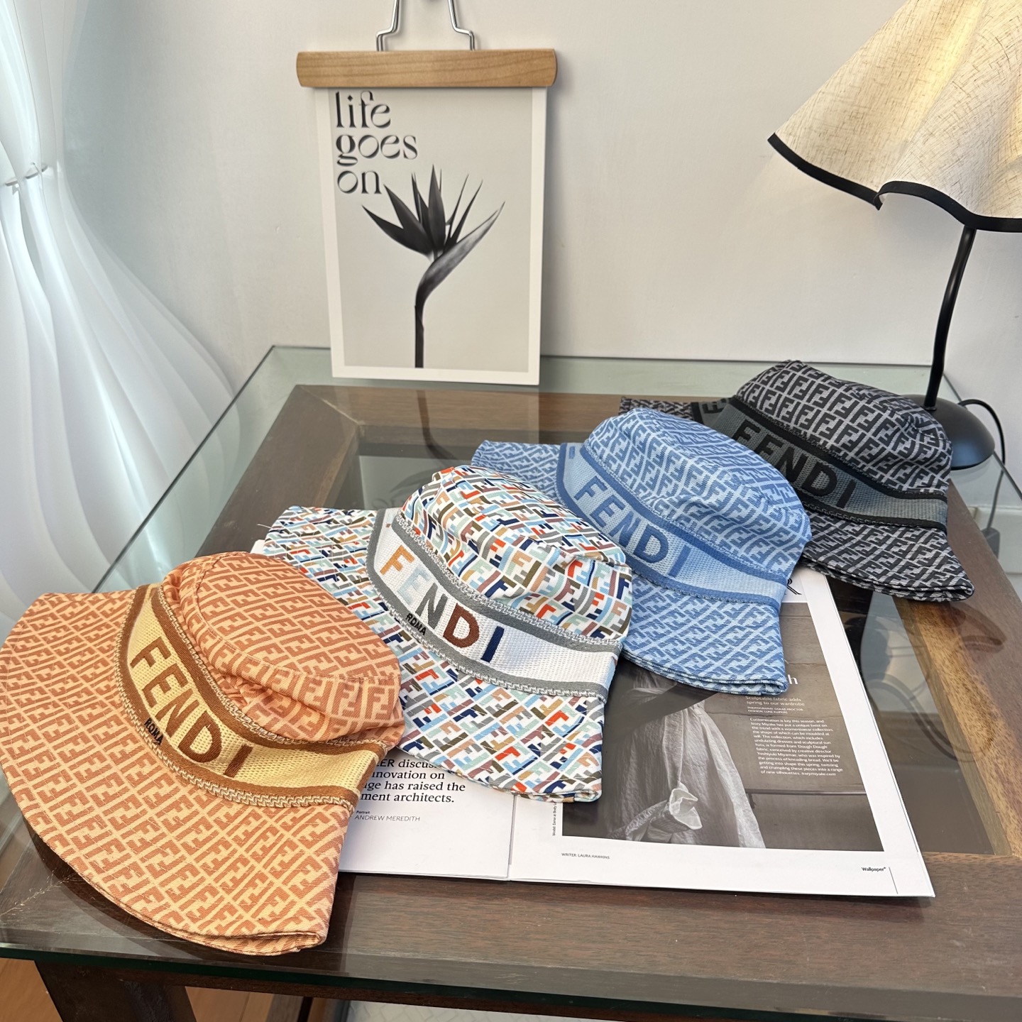 FEND芬迪 原单渔夫帽 专柜热卖款 轻盈透气。完美版型，对格精准无误，原厂品质，独家实物拍摄，男女适用