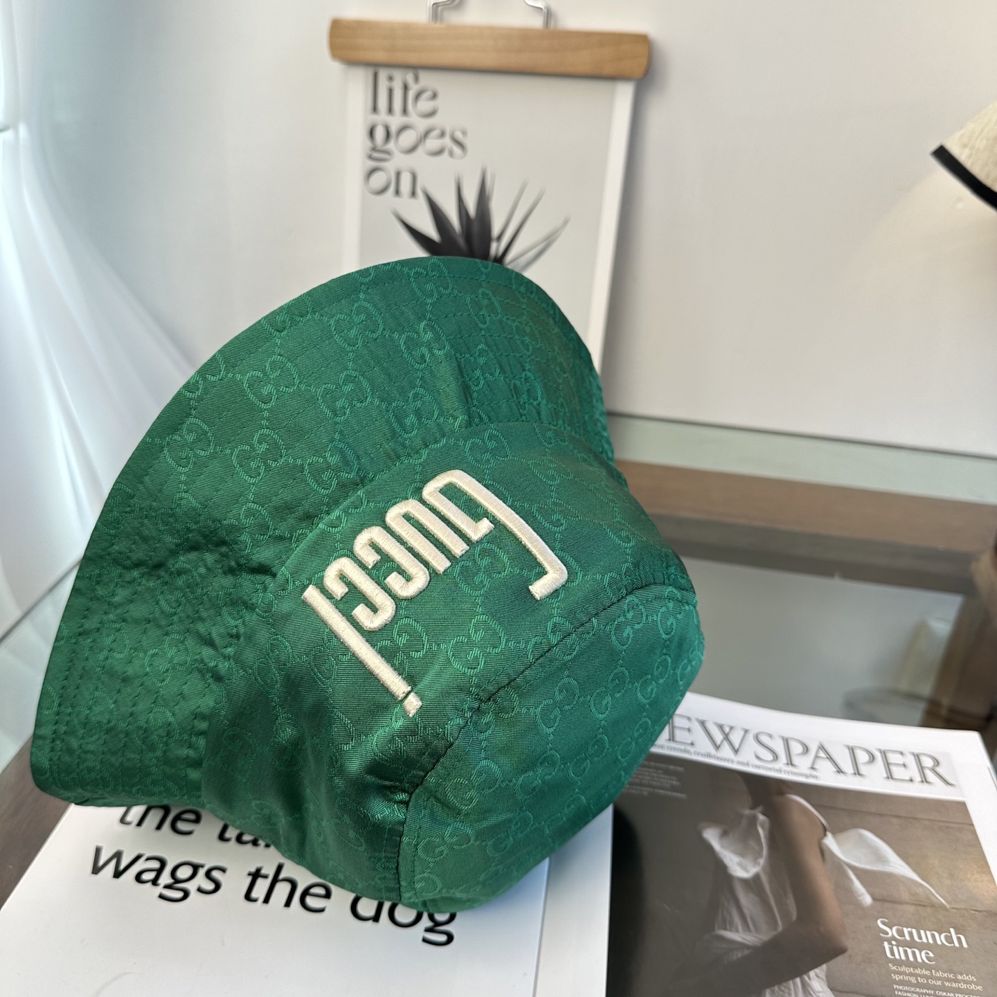 Gucci 古奇 原单渔夫帽 专柜热卖款 轻盈透气。完美版型，对格精准无误，原厂品质，独家实物拍摄，男女