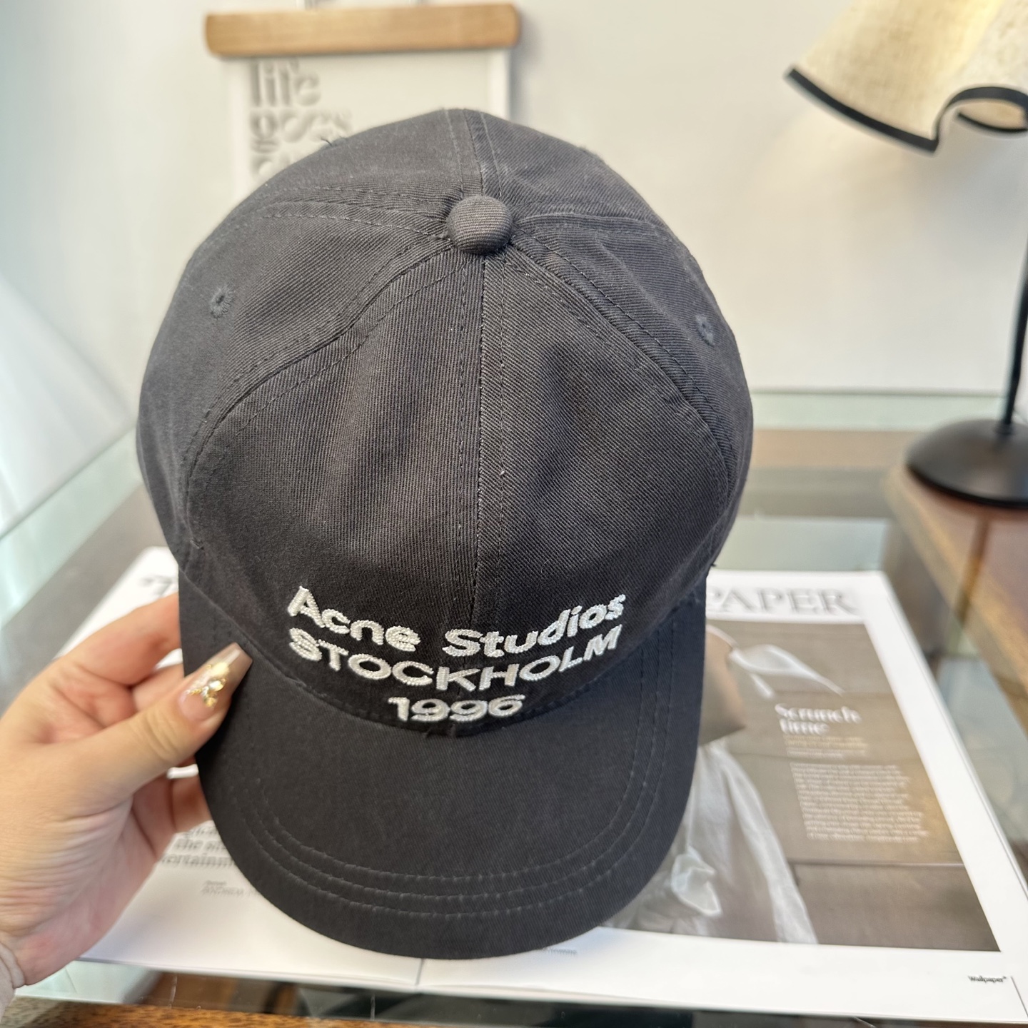 ACNE潮人至爱 复线高街字母棒球帽高品质定制刺绣工艺 简约帅气~男女同款超酷时尚街头风 帽型极好