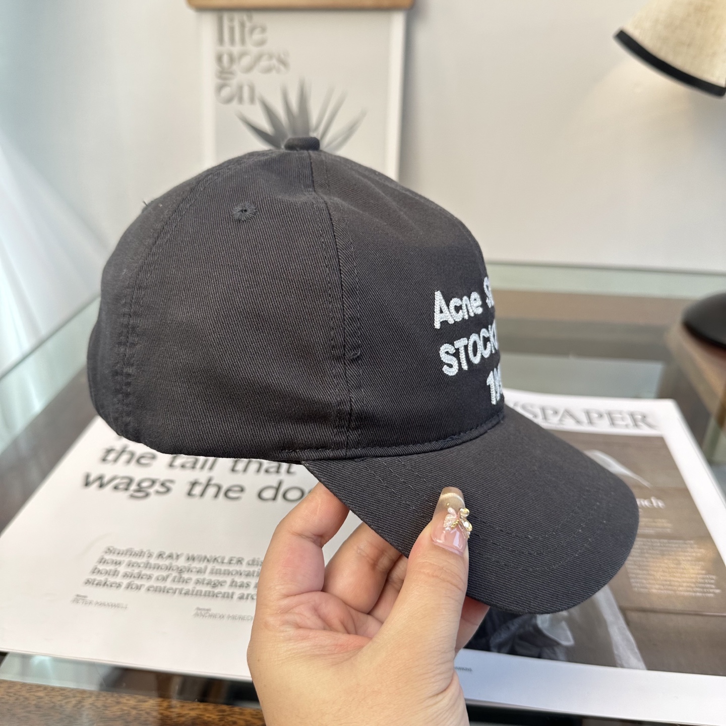 ACNE潮人至爱 复线高街字母棒球帽高品质定制刺绣工艺 简约帅气~男女同款超酷时尚街头风 帽型极好