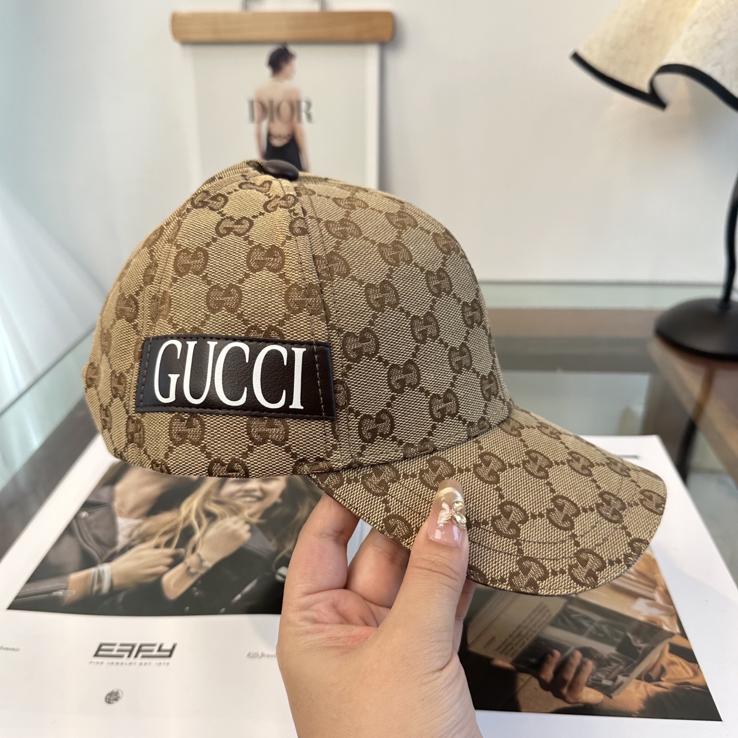 GUCCI古奇棒球帽 2026新款 工艺非常精美 高档大气上档次！低调奢华，方便携带！