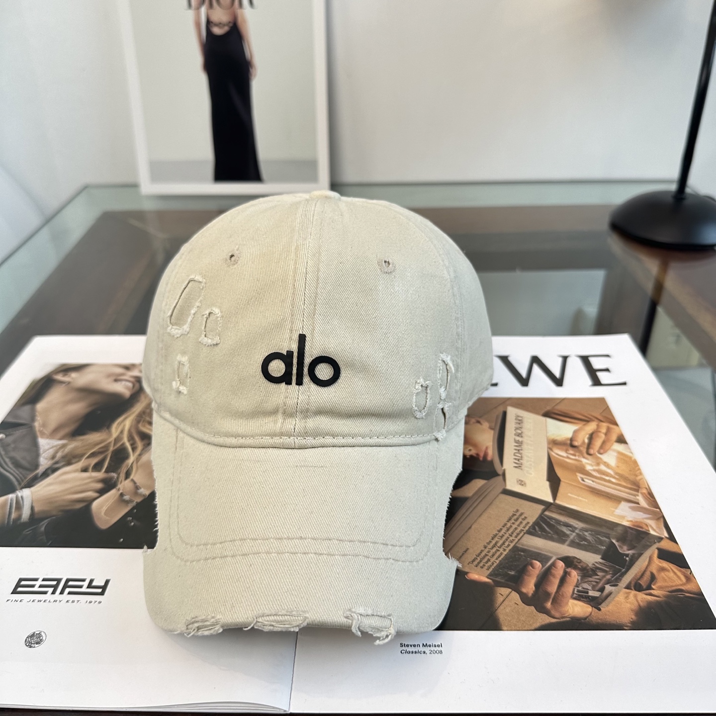 Alo 🔥爆款 新款棒球帽定制面料，简约时尚更透气，超火爆现货秒发