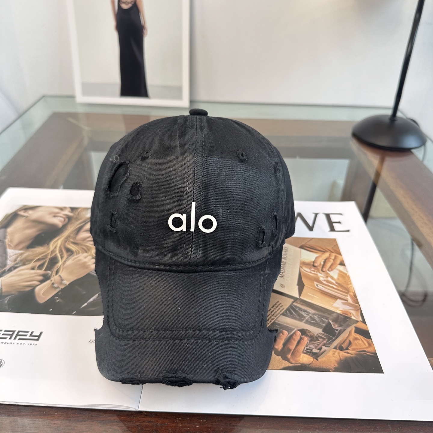 Alo 🔥爆款 新款棒球帽定制面料，简约时尚更透气，超火爆现货秒发
