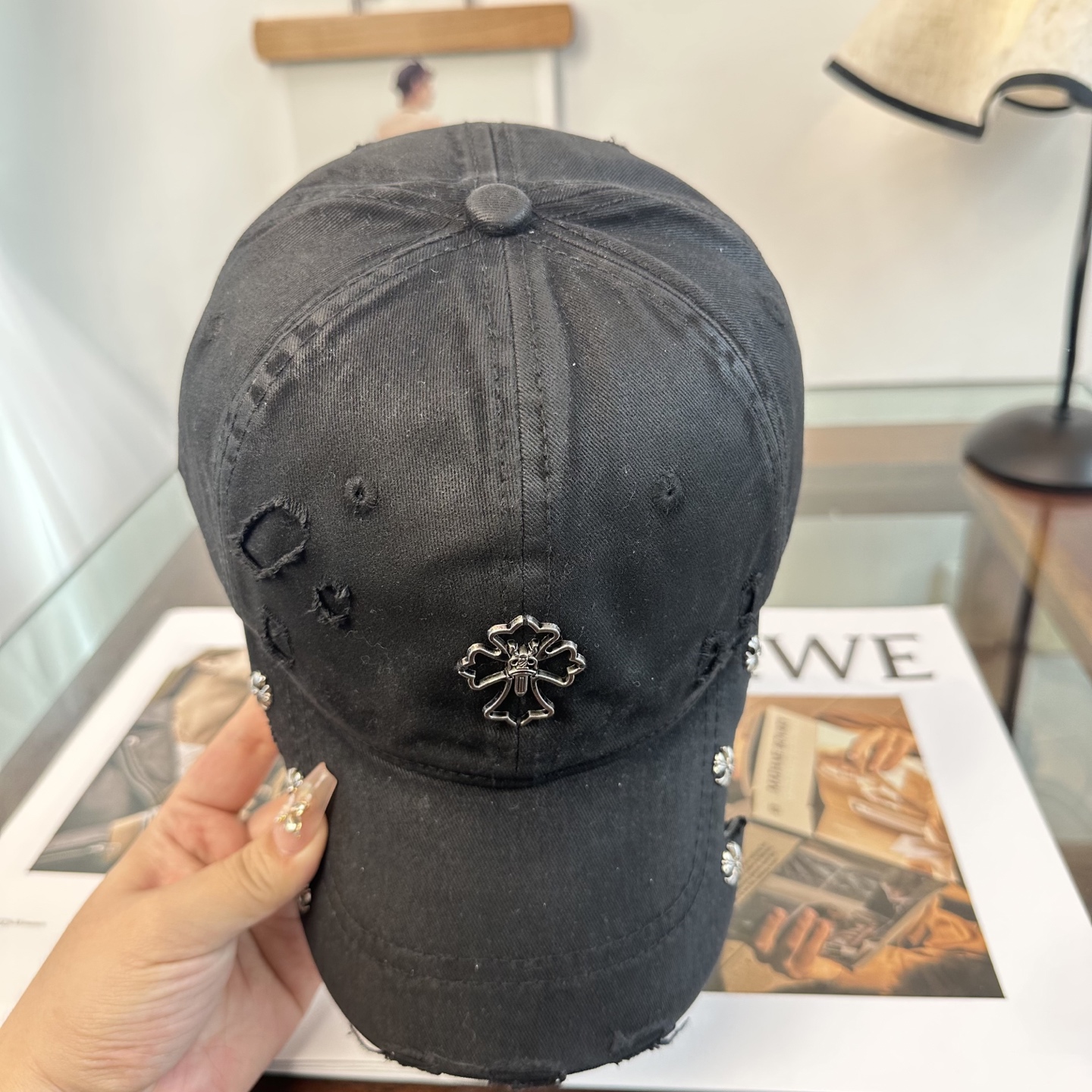 Chrome hearts 克罗心 新款十字架 高品质棒球帽，高端定制版！网红时尚博主同款！墙裂推荐！质