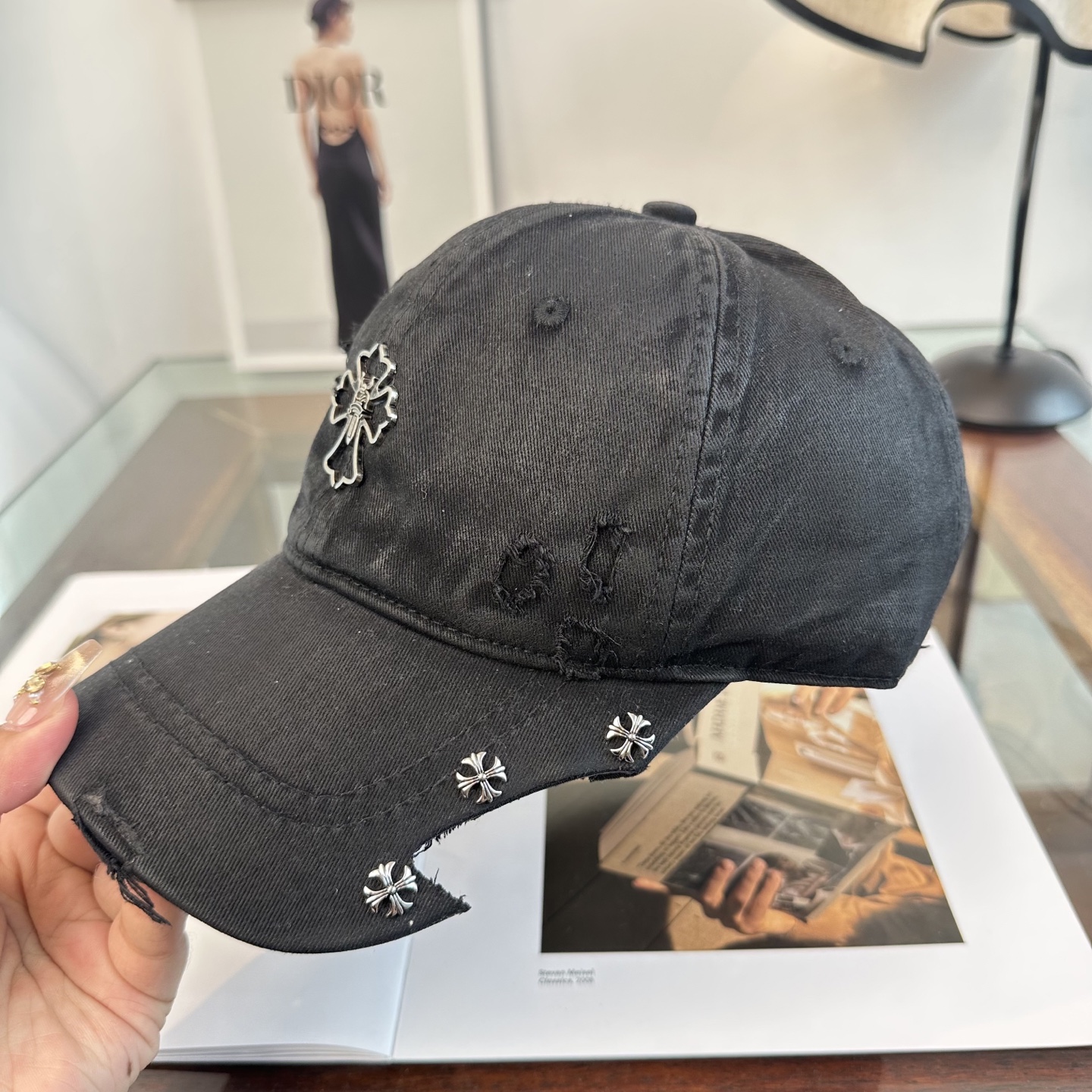 Chrome hearts 克罗心 新款十字架 高品质棒球帽，高端定制版！网红时尚博主同款！墙裂推荐！质