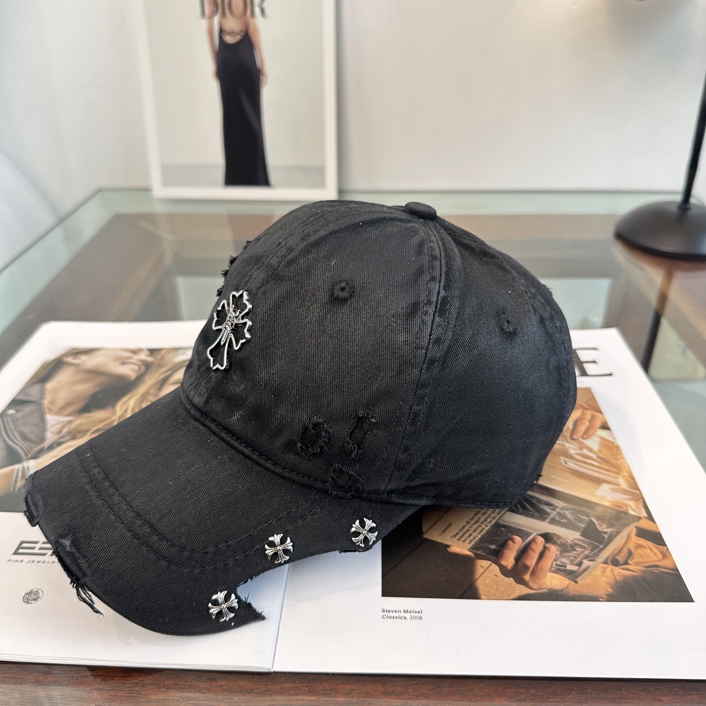 Chrome hearts 克罗心 新款十字架 高品质棒球帽，高端定制版！网红时尚博主同款！墙裂推荐！质