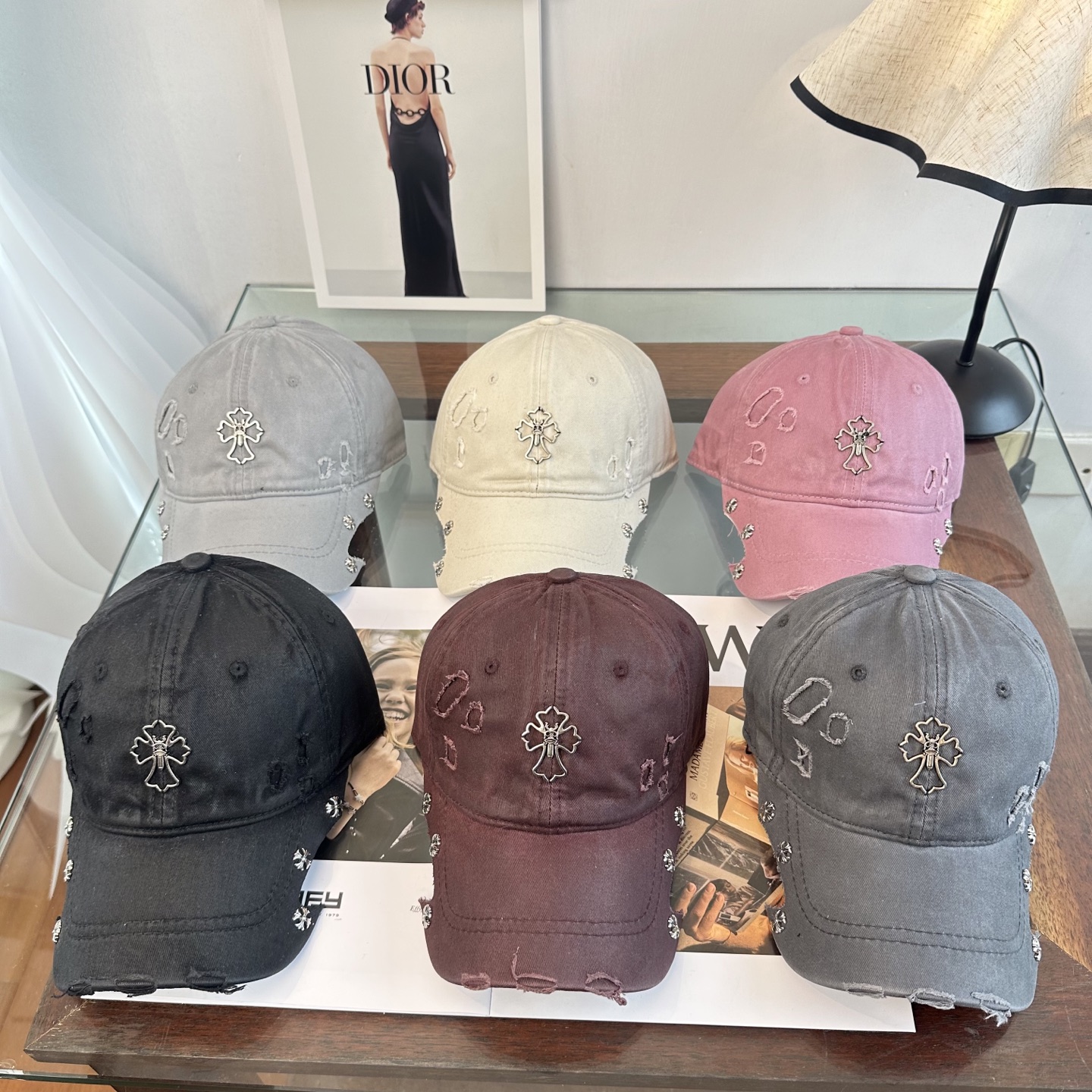 Chrome hearts 克罗心 新款十字架 高品质棒球帽，高端定制版！网红时尚博主同款！墙裂推荐！质