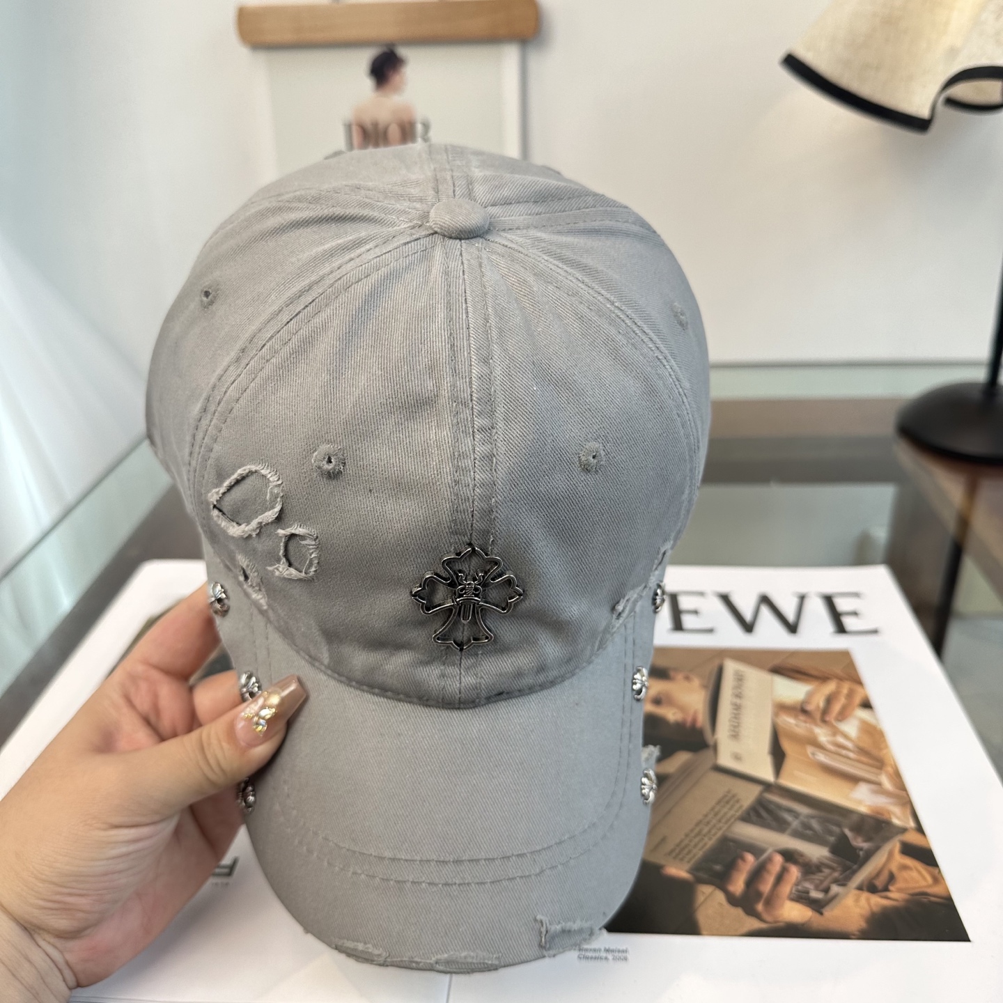 Chrome hearts 克罗心 新款十字架 高品质棒球帽，高端定制版！网红时尚博主同款！墙裂推荐！质