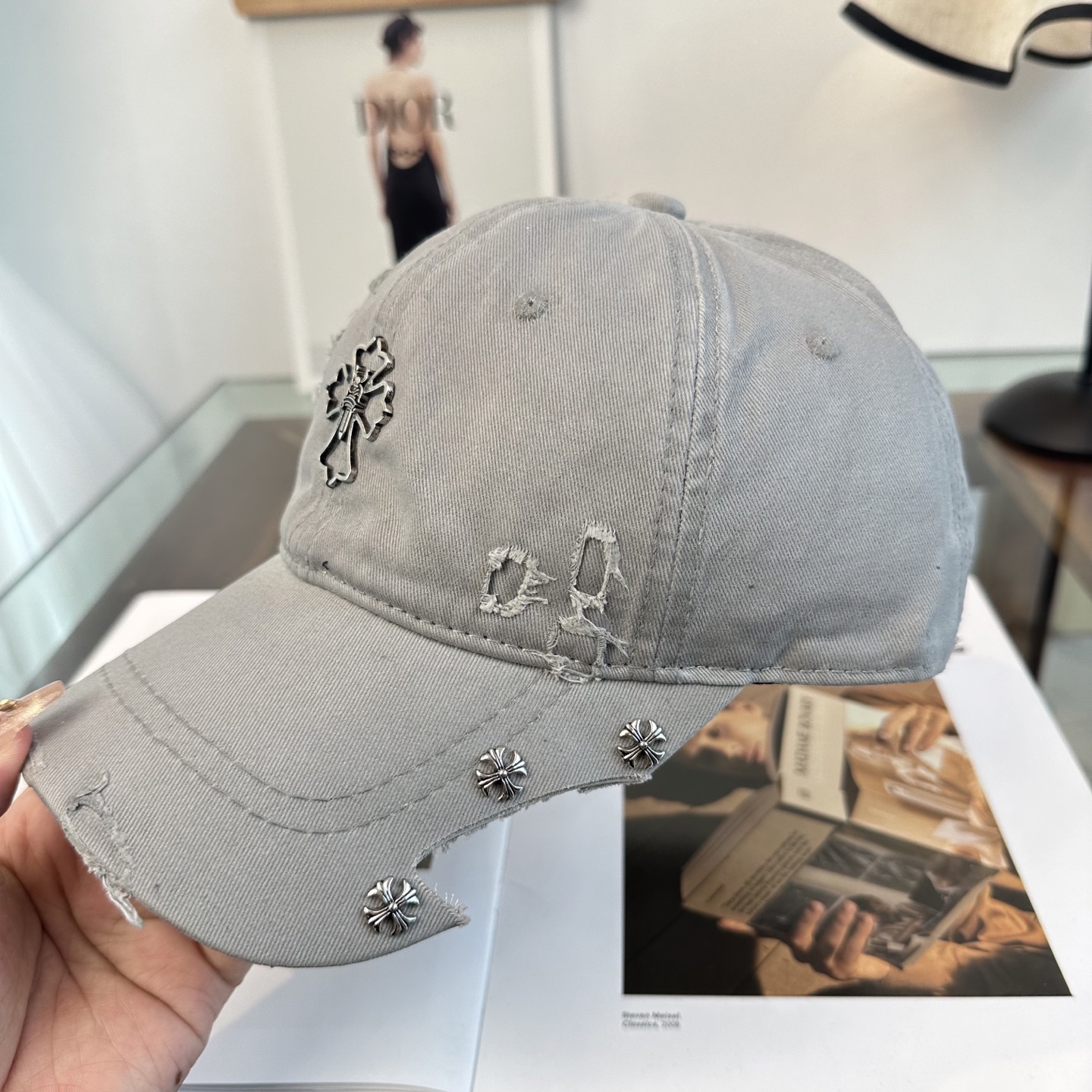 Chrome hearts 克罗心 新款十字架 高品质棒球帽，高端定制版！网红时尚博主同款！墙裂推荐！质