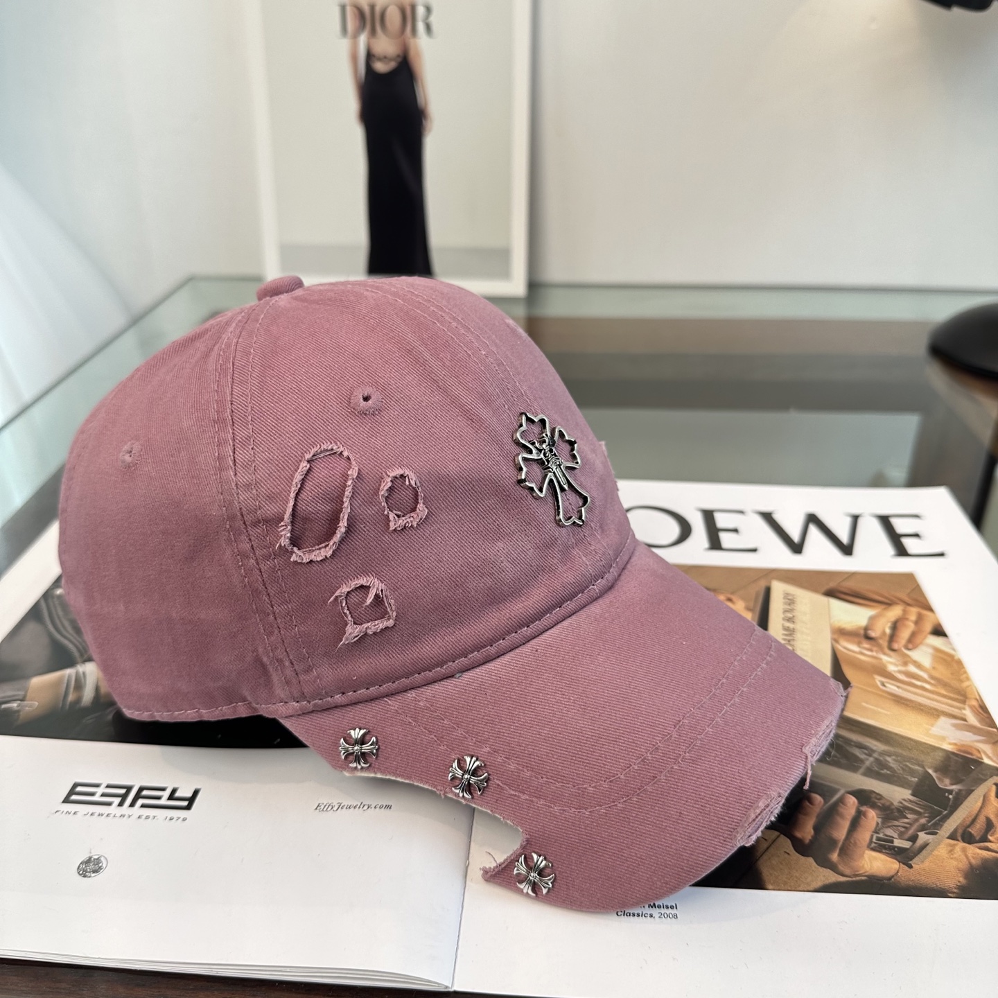 Chrome hearts 克罗心 新款十字架 高品质棒球帽，高端定制版！网红时尚博主同款！墙裂推荐！质