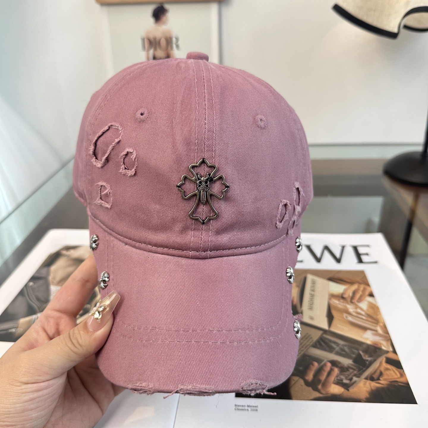 Chrome hearts 克罗心 新款十字架 高品质棒球帽，高端定制版！网红时尚博主同款！墙裂推荐！质