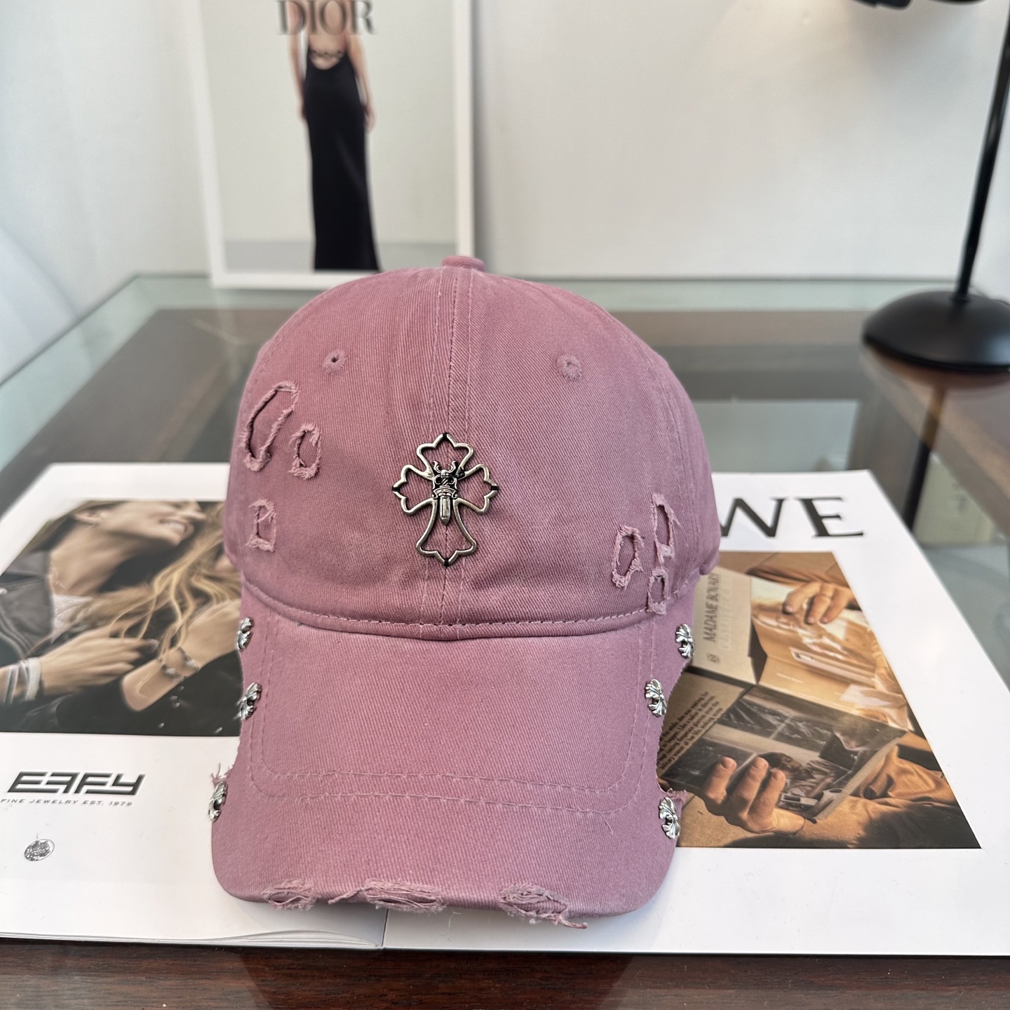Chrome hearts 克罗心 新款十字架 高品质棒球帽，高端定制版！网红时尚博主同款！墙裂推荐！质