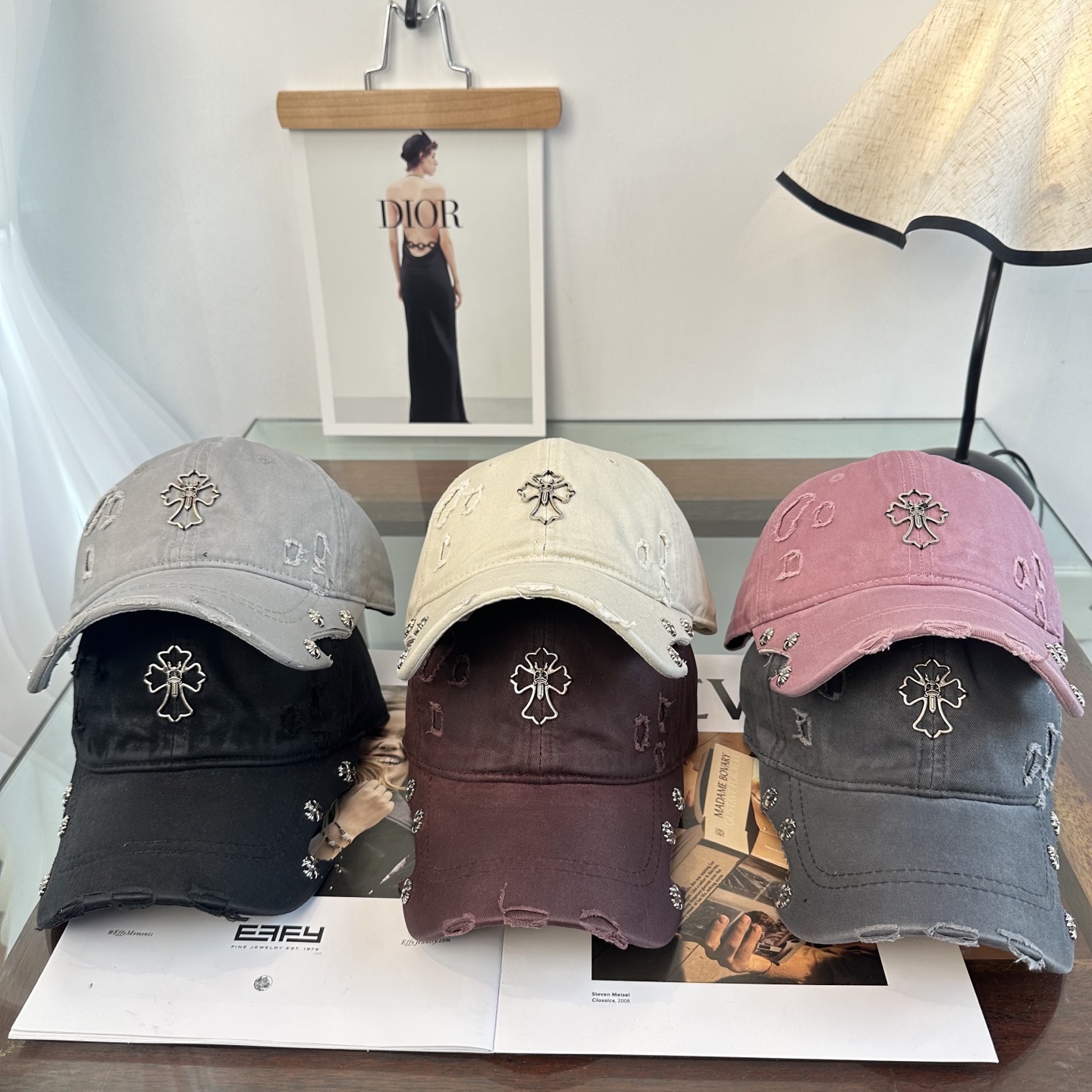 Chrome hearts 克罗心 新款十字架 高品质棒球帽，高端定制版！网红时尚博主同款！墙裂推荐！质