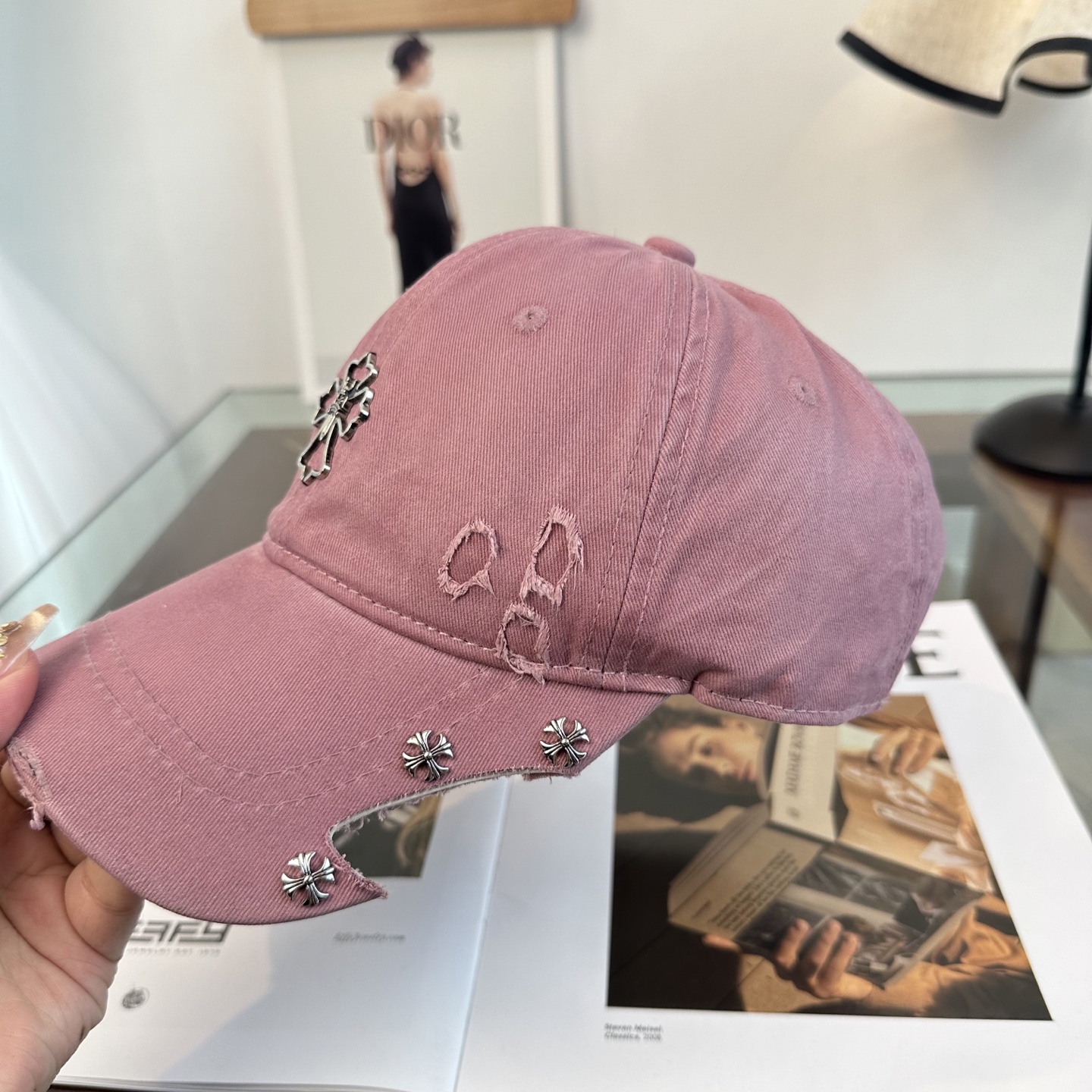 Chrome hearts 克罗心 新款十字架 高品质棒球帽，高端定制版！网红时尚博主同款！墙裂推荐！质