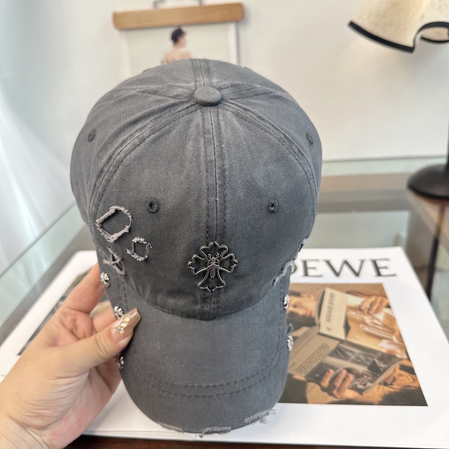 Chrome hearts 克罗心 新款十字架 高品质棒球帽，高端定制版！网红时尚博主同款！墙裂推荐！质