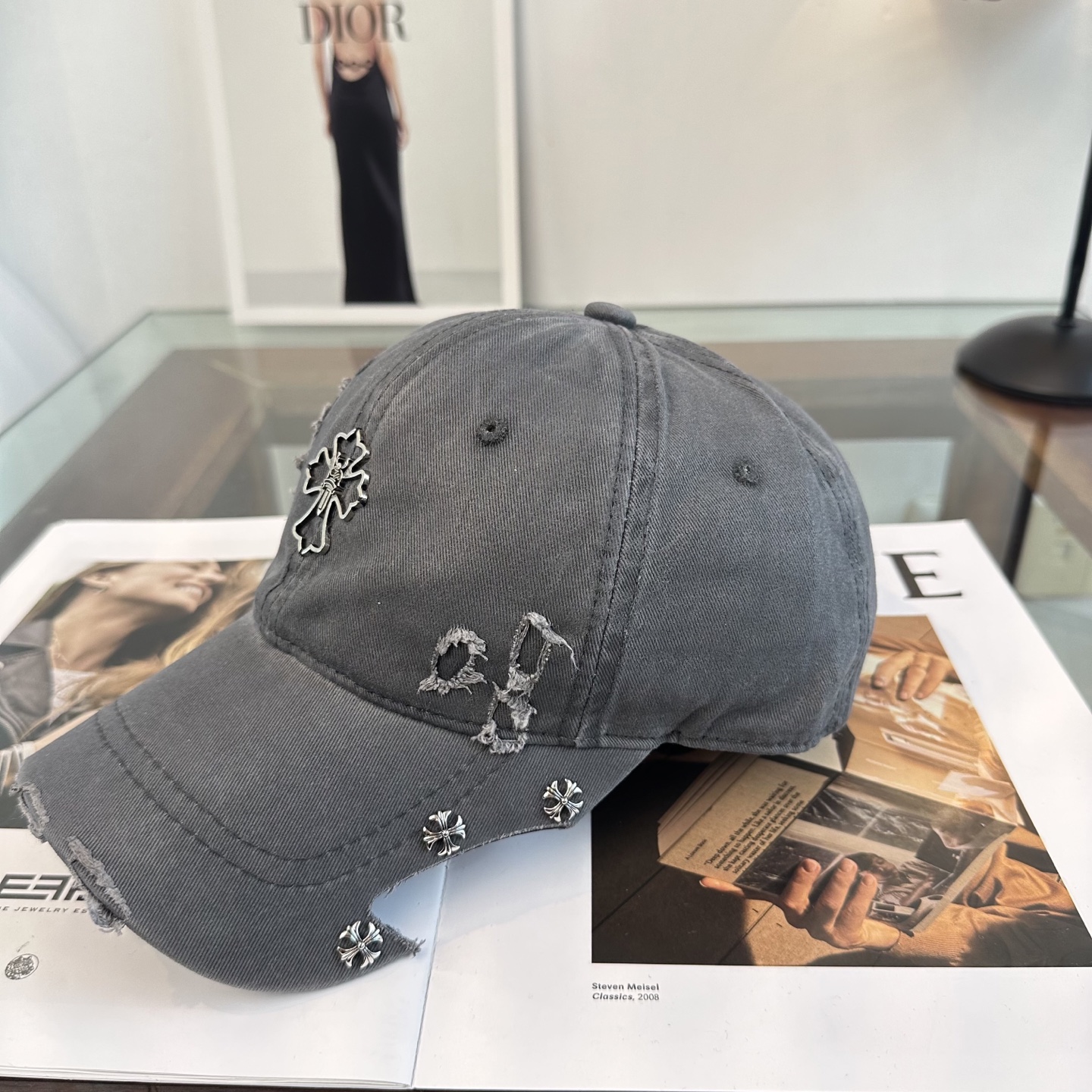 Chrome hearts 克罗心 新款十字架 高品质棒球帽，高端定制版！网红时尚博主同款！墙裂推荐！质