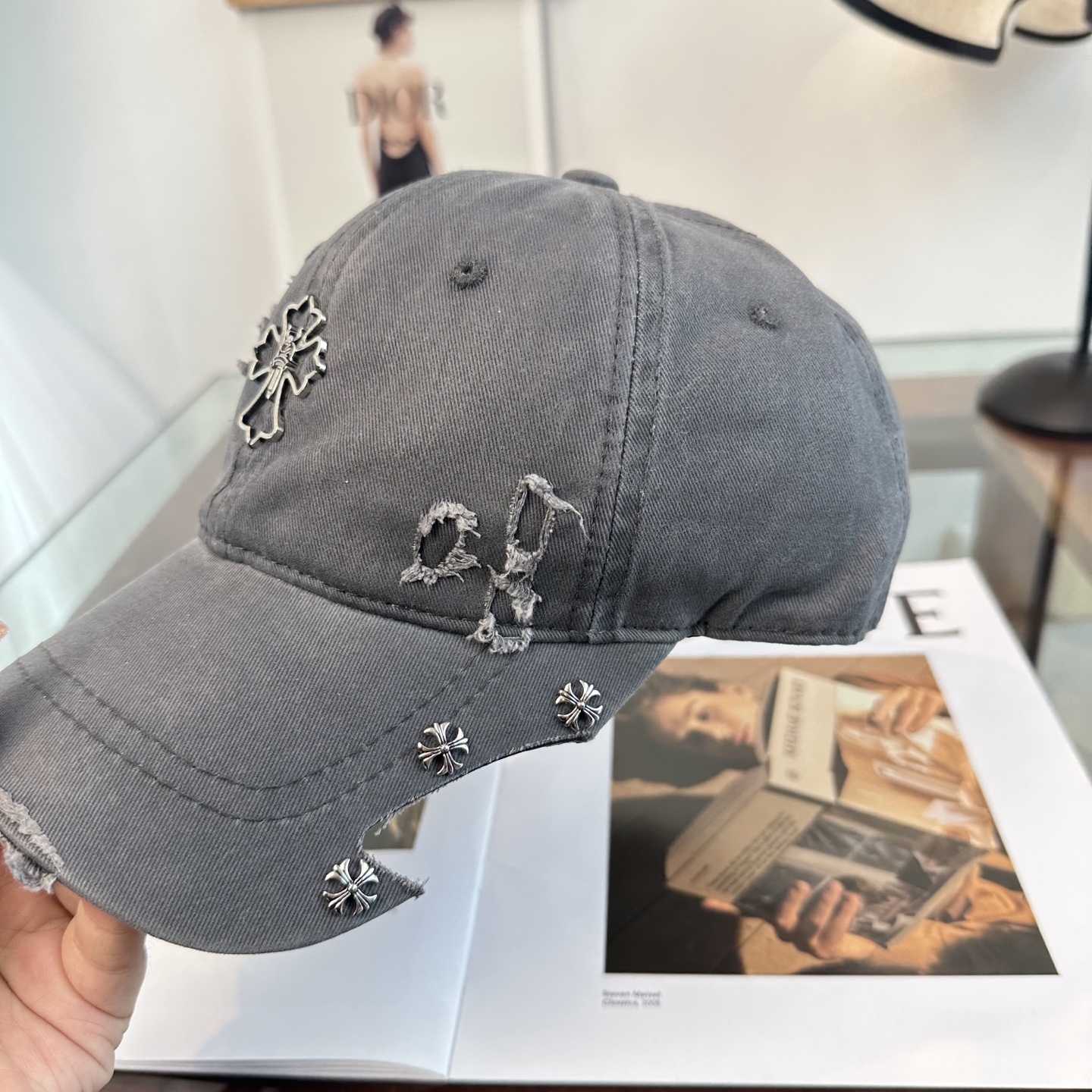 Chrome hearts 克罗心 新款十字架 高品质棒球帽，高端定制版！网红时尚博主同款！墙裂推荐！质