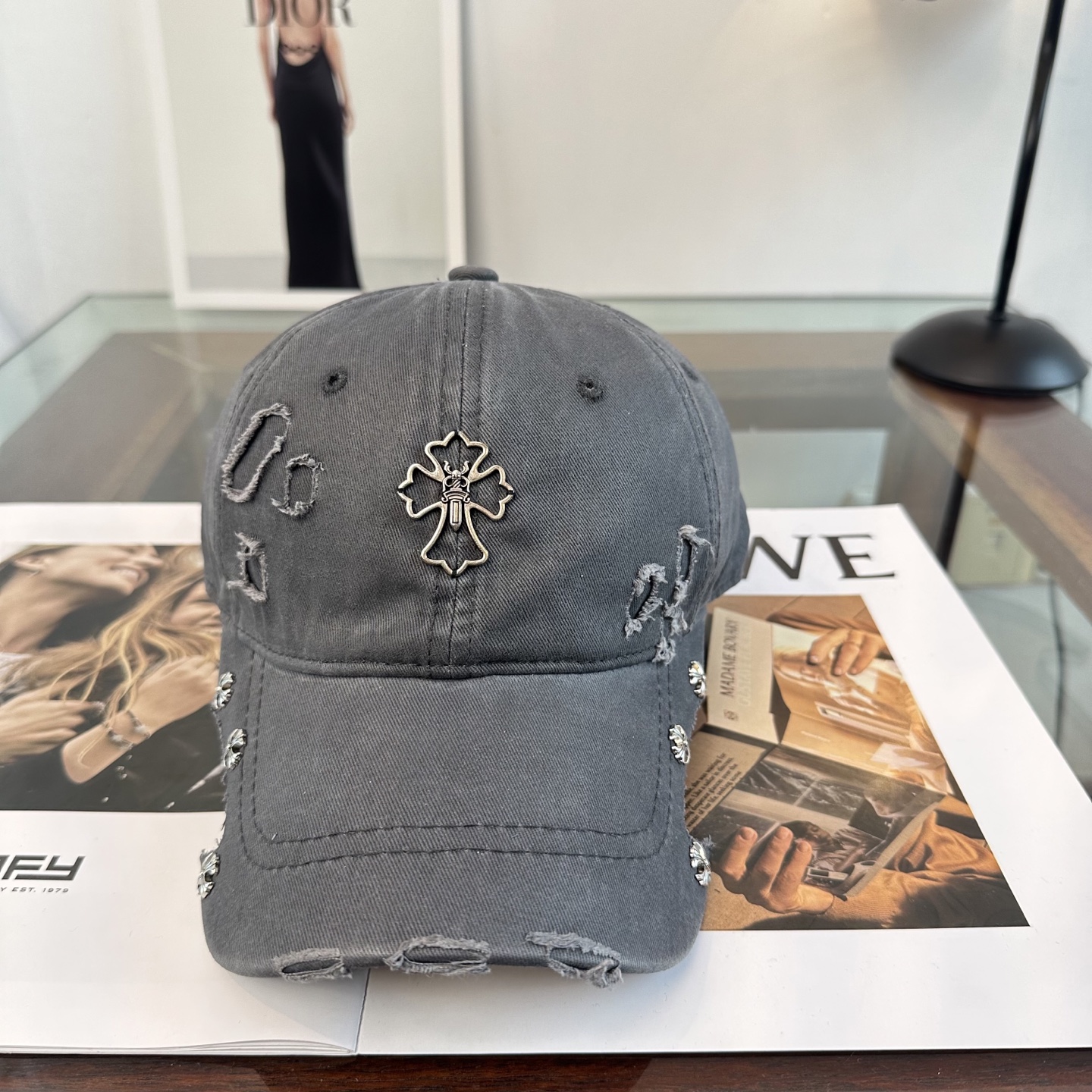 Chrome hearts 克罗心 新款十字架 高品质棒球帽，高端定制版！网红时尚博主同款！墙裂推荐！质