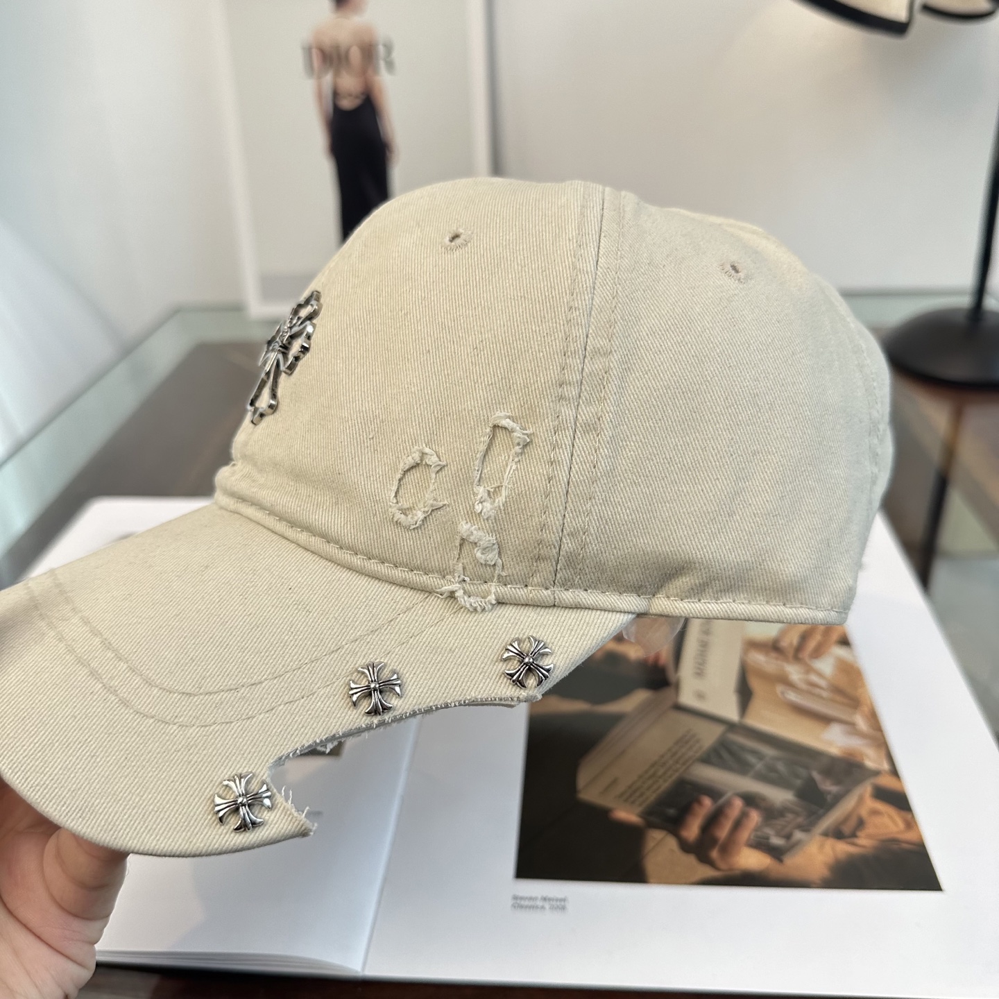 Chrome hearts 克罗心 新款十字架 高品质棒球帽，高端定制版！网红时尚博主同款！墙裂推荐！质