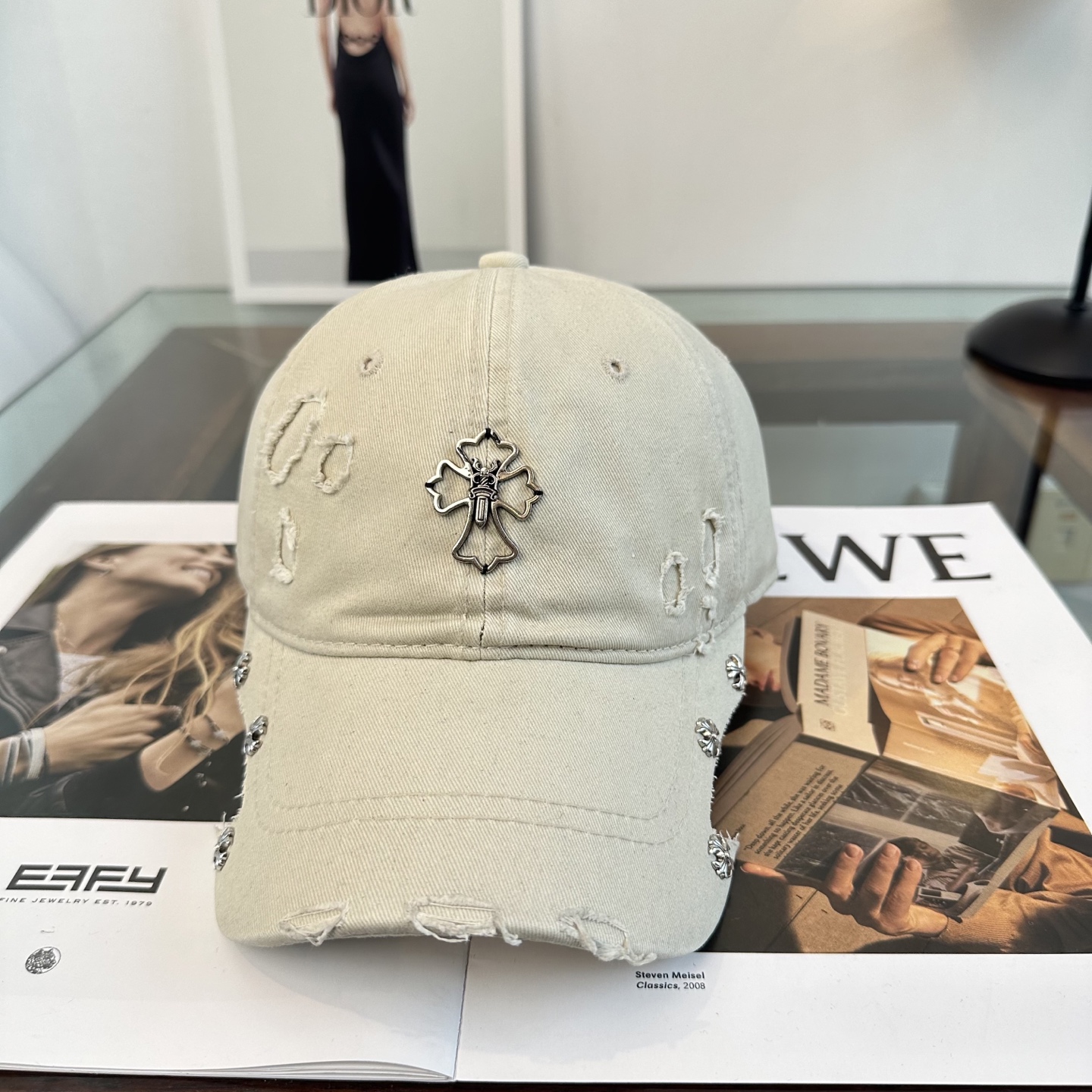 Chrome hearts 克罗心 新款十字架 高品质棒球帽，高端定制版！网红时尚博主同款！墙裂推荐！质