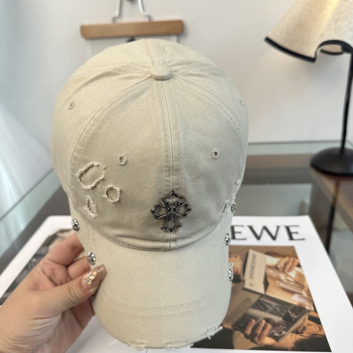 Chrome hearts 克罗心 新款十字架 高品质棒球帽，高端定制版！网红时尚博主同款！墙裂推荐！质