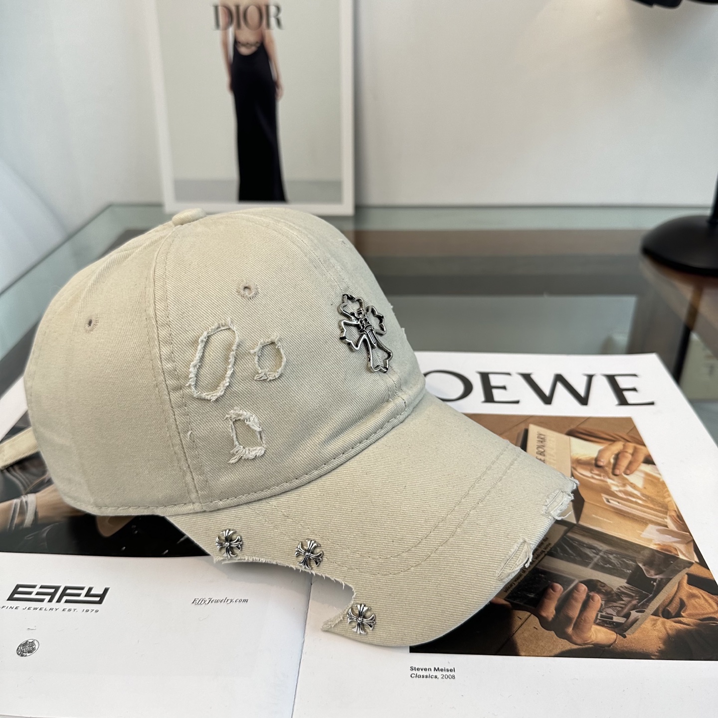 Chrome hearts 克罗心 新款十字架 高品质棒球帽，高端定制版！网红时尚博主同款！墙裂推荐！质