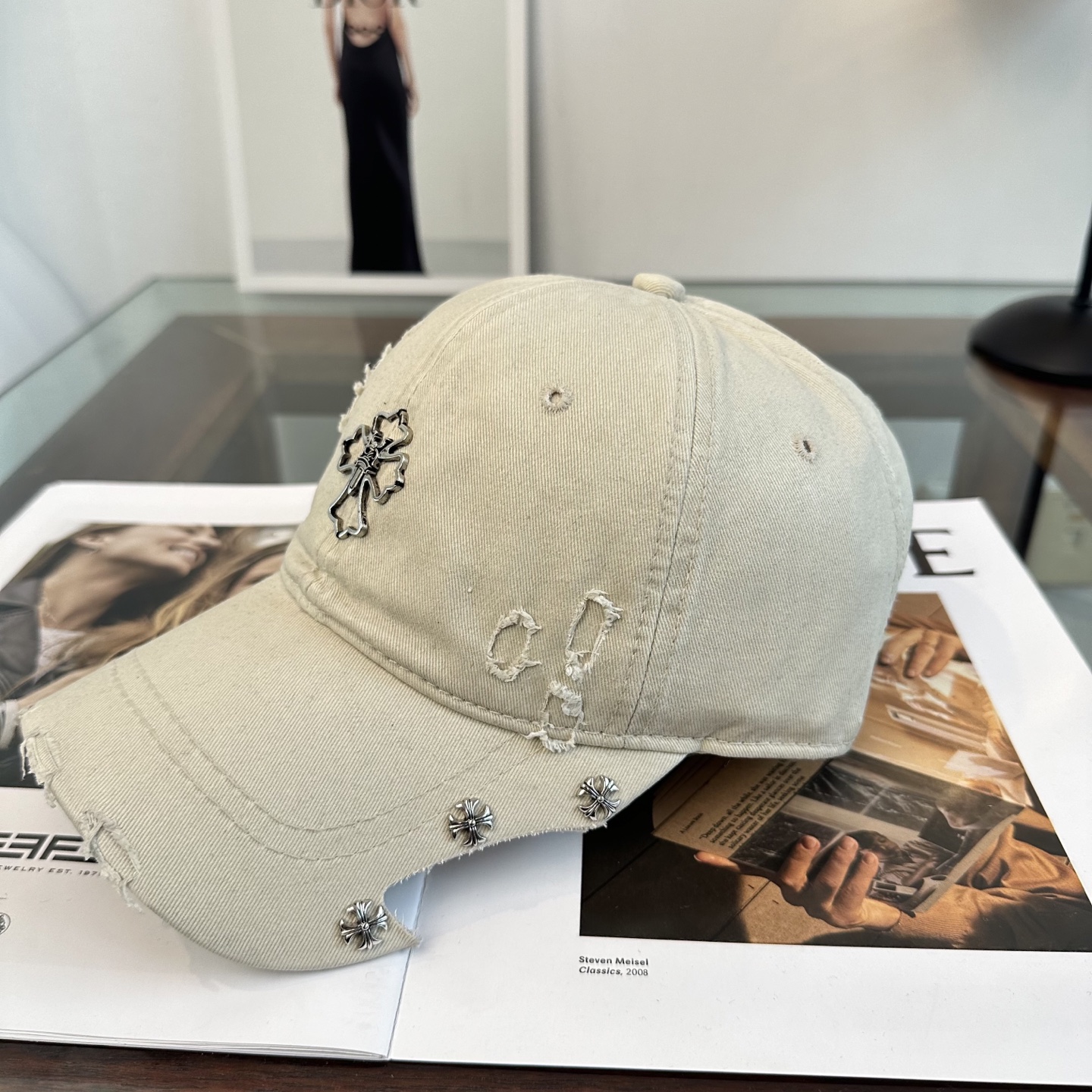 Chrome hearts 克罗心 新款十字架 高品质棒球帽，高端定制版！网红时尚博主同款！墙裂推荐！质