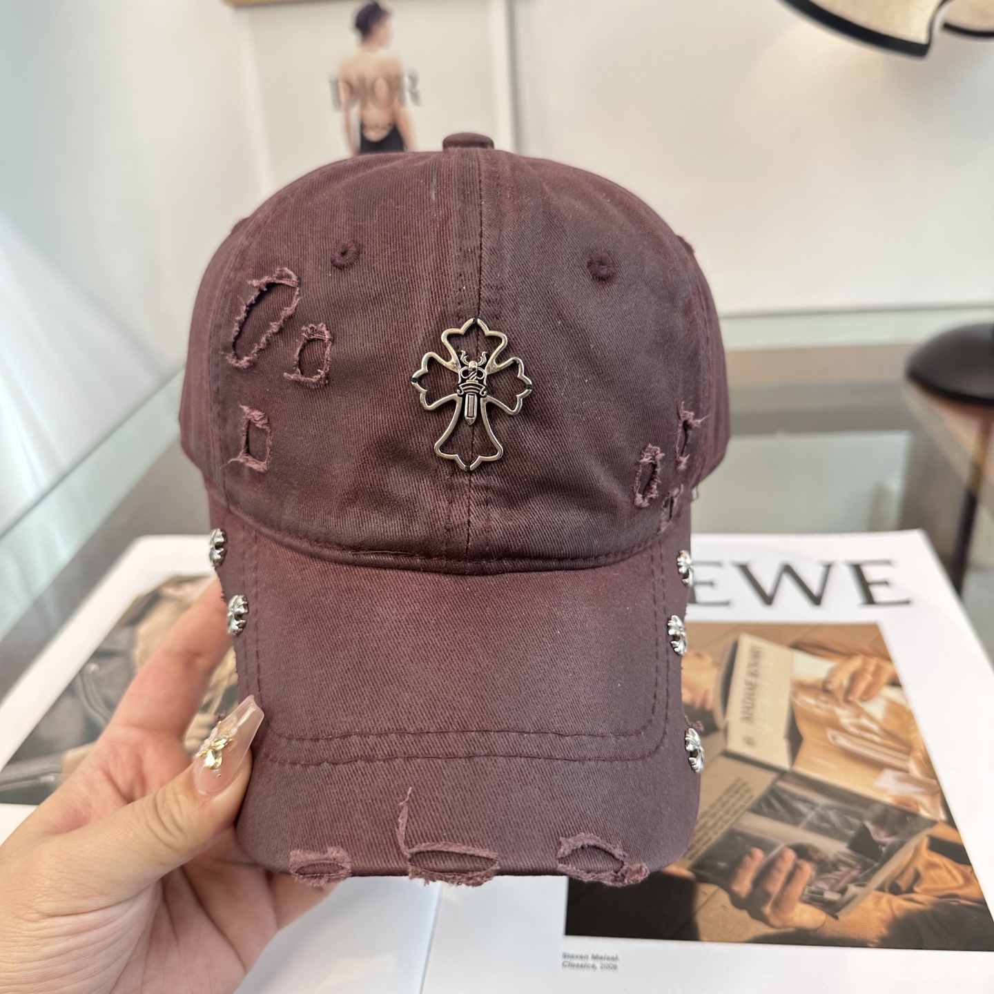 Chrome hearts 克罗心 新款十字架 高品质棒球帽，高端定制版！网红时尚博主同款！墙裂推荐！质