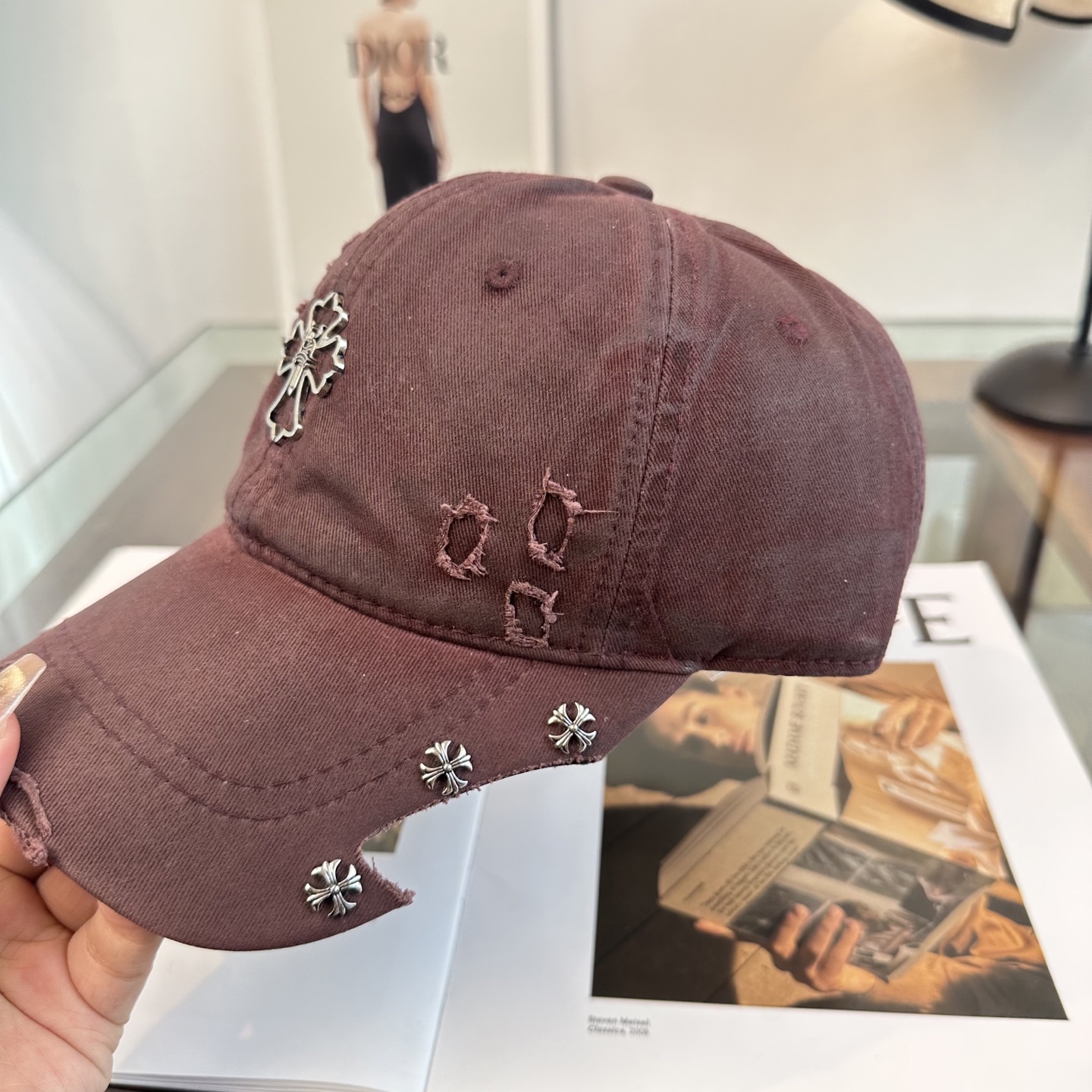 Chrome hearts 克罗心 新款十字架 高品质棒球帽，高端定制版！网红时尚博主同款！墙裂推荐！质