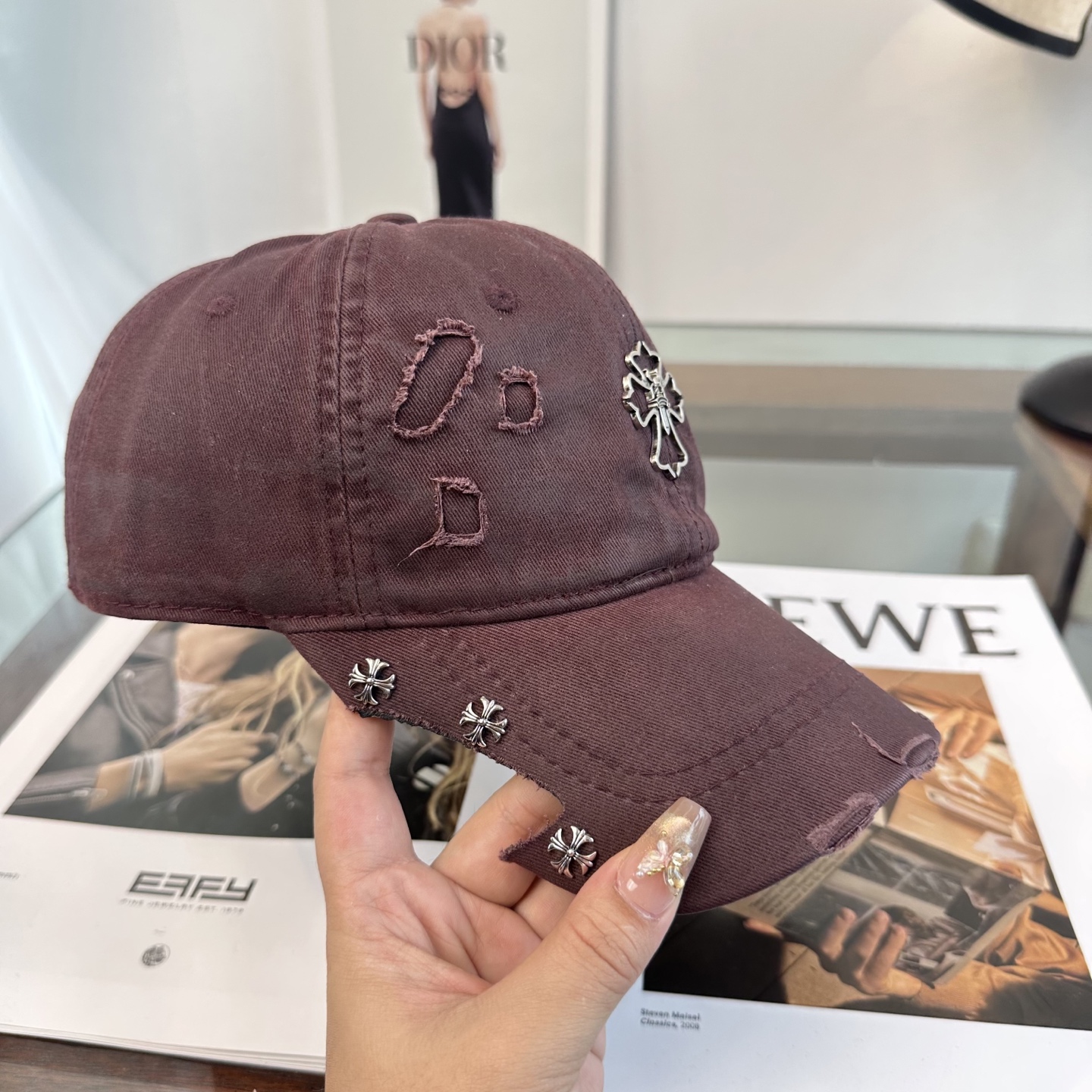 Chrome hearts 克罗心 新款十字架 高品质棒球帽，高端定制版！网红时尚博主同款！墙裂推荐！质