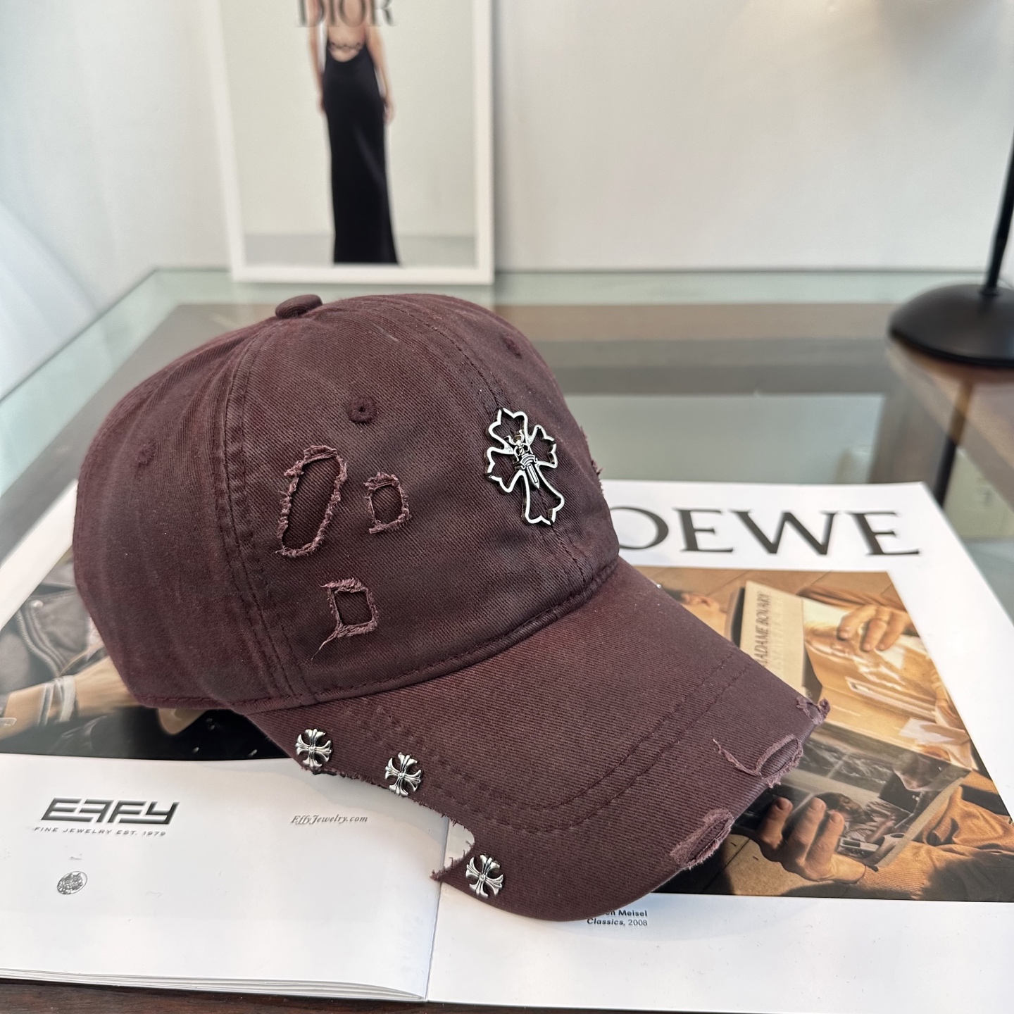 Chrome hearts 克罗心 新款十字架 高品质棒球帽，高端定制版！网红时尚博主同款！墙裂推荐！质