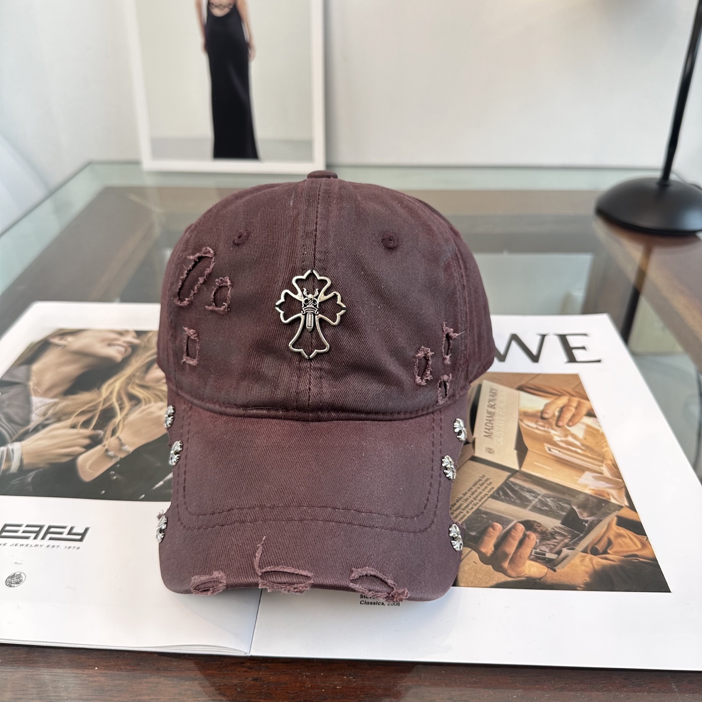 Chrome hearts 克罗心 新款十字架 高品质棒球帽，高端定制版！网红时尚博主同款！墙裂推荐！质