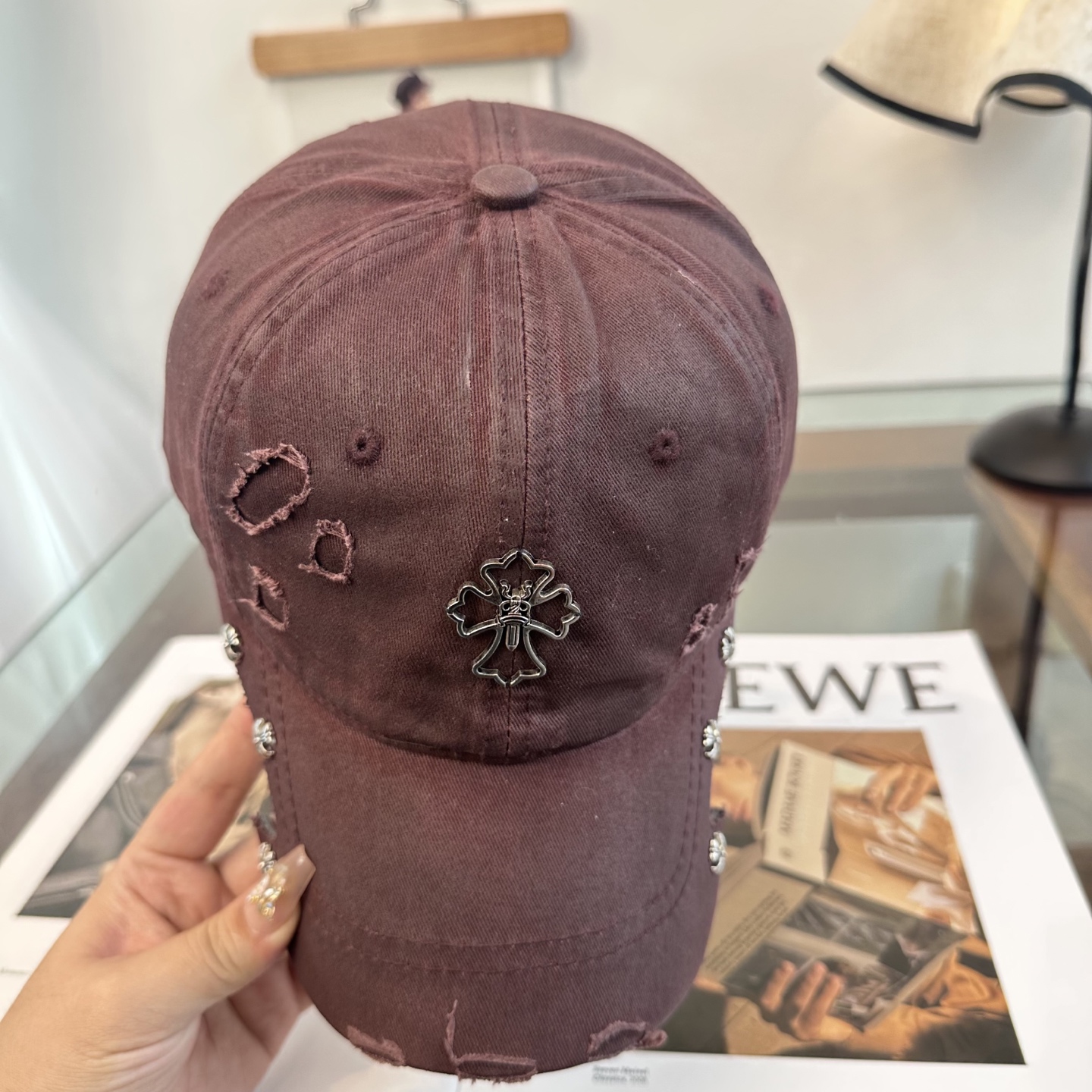 Chrome hearts 克罗心 新款十字架 高品质棒球帽，高端定制版！网红时尚博主同款！墙裂推荐！质
