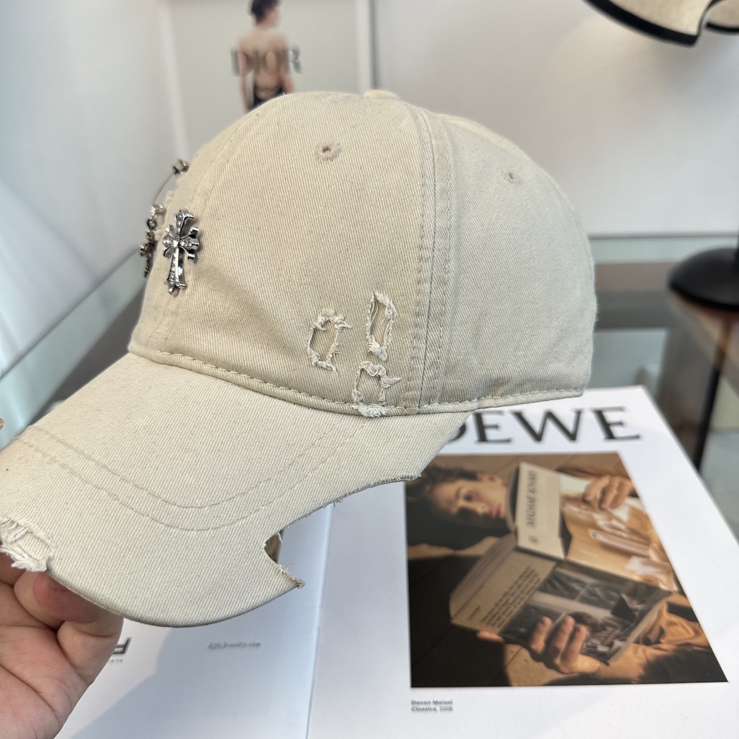 Chrome hearts 克罗心 新款十字架 高品质棒球帽，高端定制版！网红时尚博主同款！墙裂推荐！质