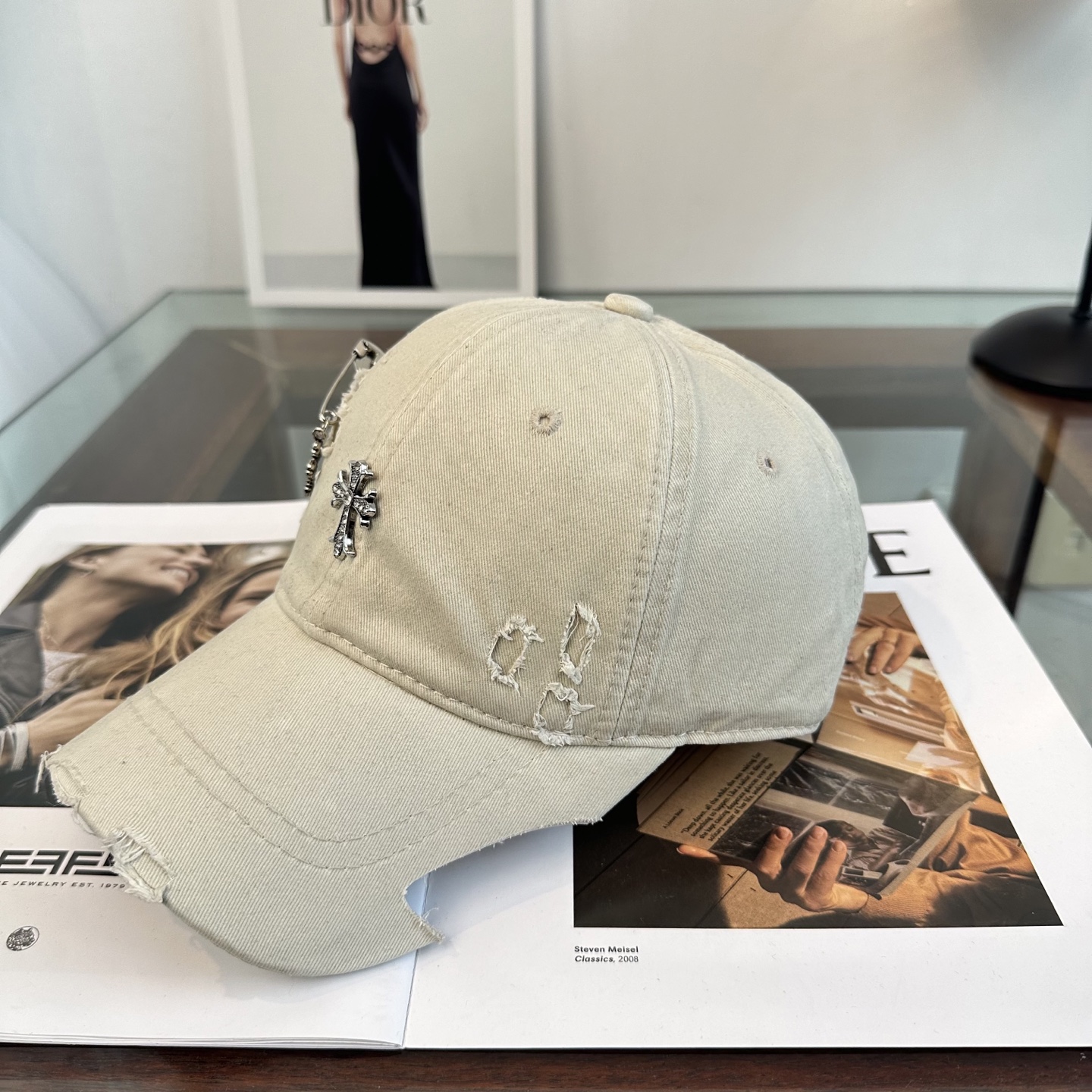 Chrome hearts 克罗心 新款十字架 高品质棒球帽，高端定制版！网红时尚博主同款！墙裂推荐！质