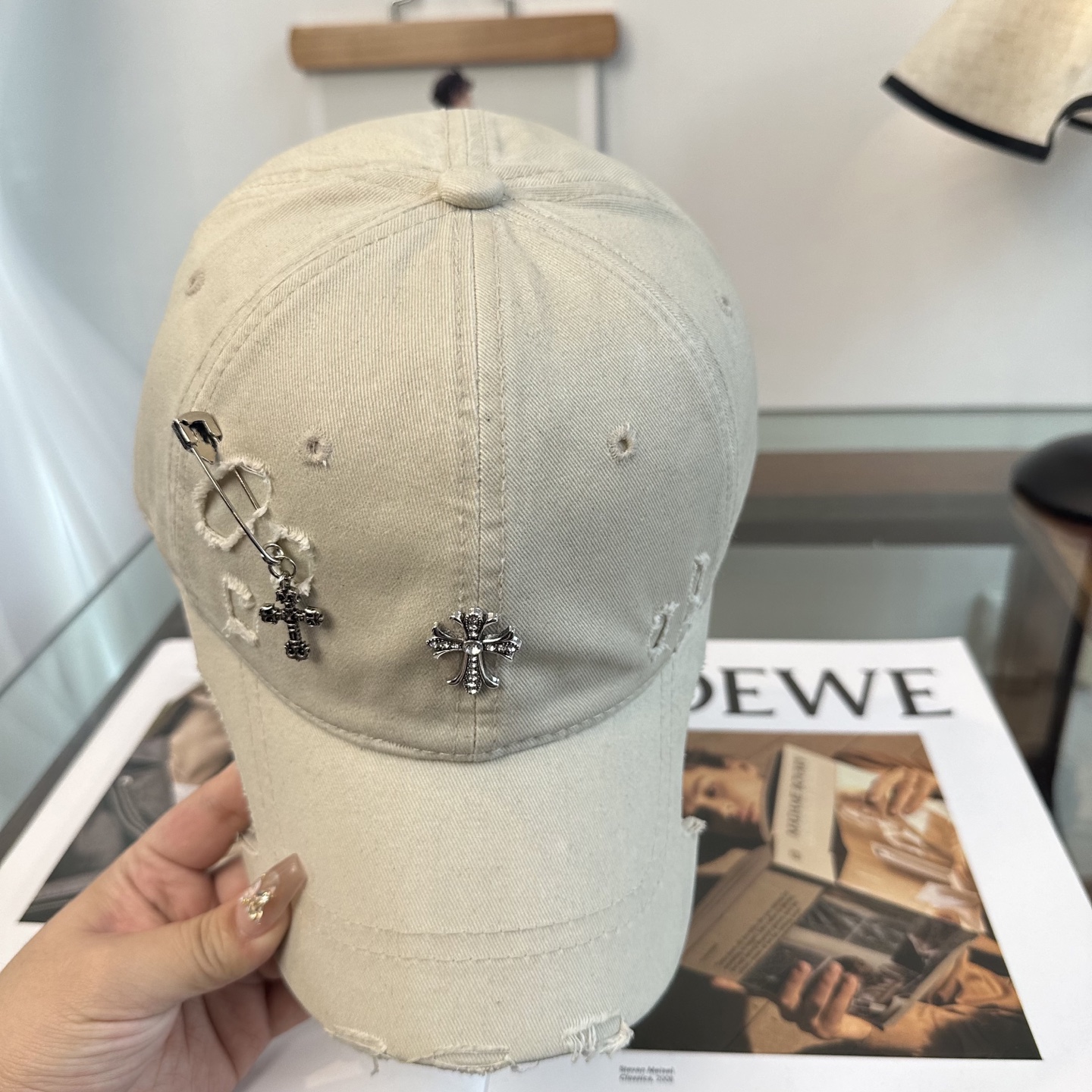 Chrome hearts 克罗心 新款十字架 高品质棒球帽，高端定制版！网红时尚博主同款！墙裂推荐！质