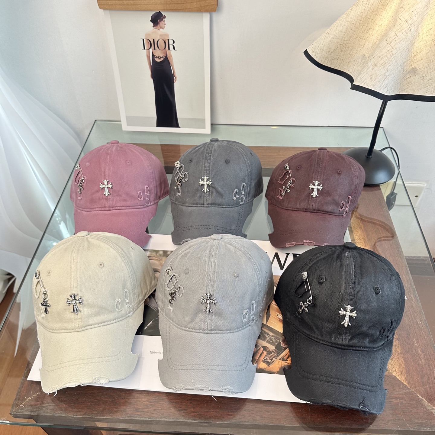 Chrome hearts 克罗心 新款十字架 高品质棒球帽，高端定制版！网红时尚博主同款！墙裂推荐！质