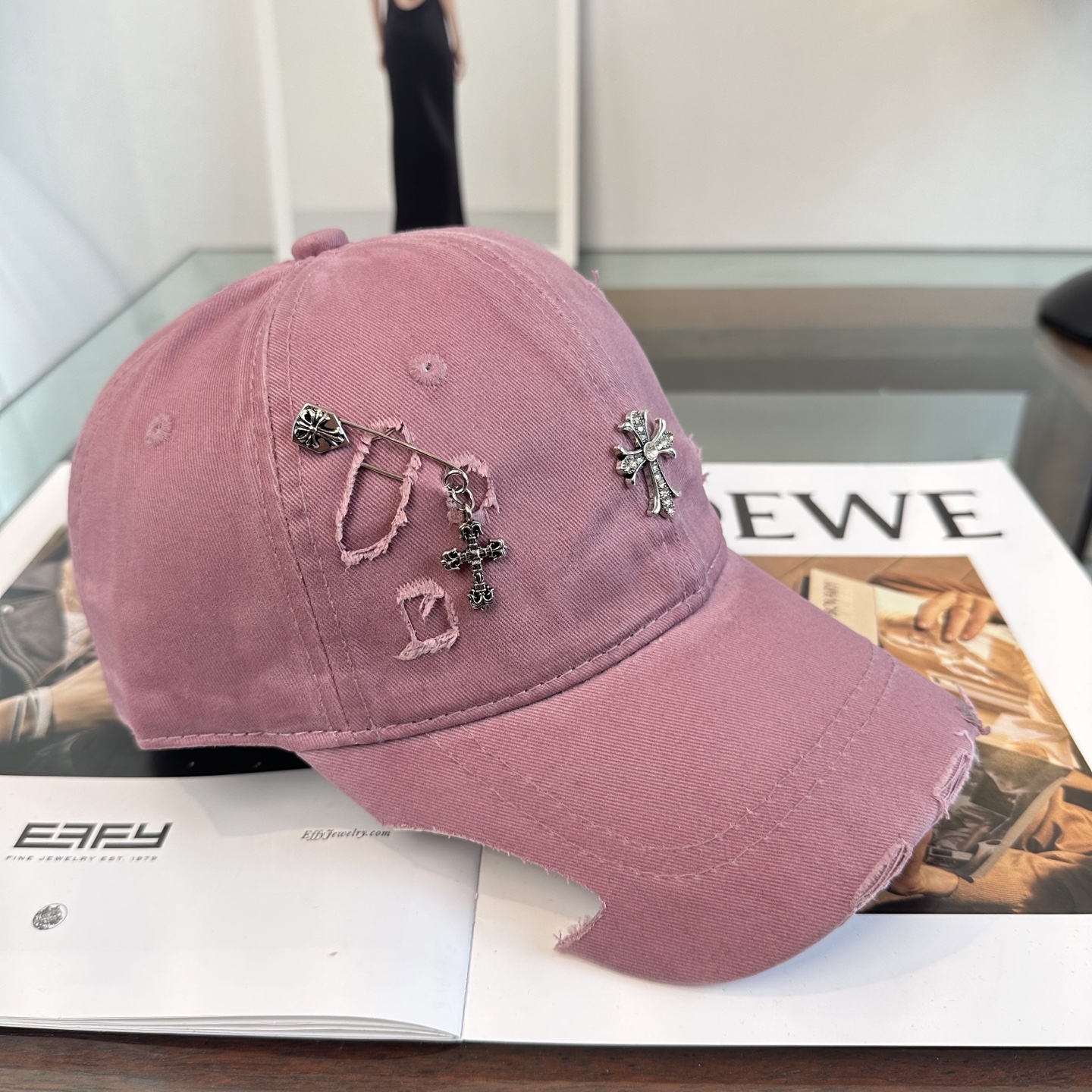 Chrome hearts 克罗心 新款十字架 高品质棒球帽，高端定制版！网红时尚博主同款！墙裂推荐！质
